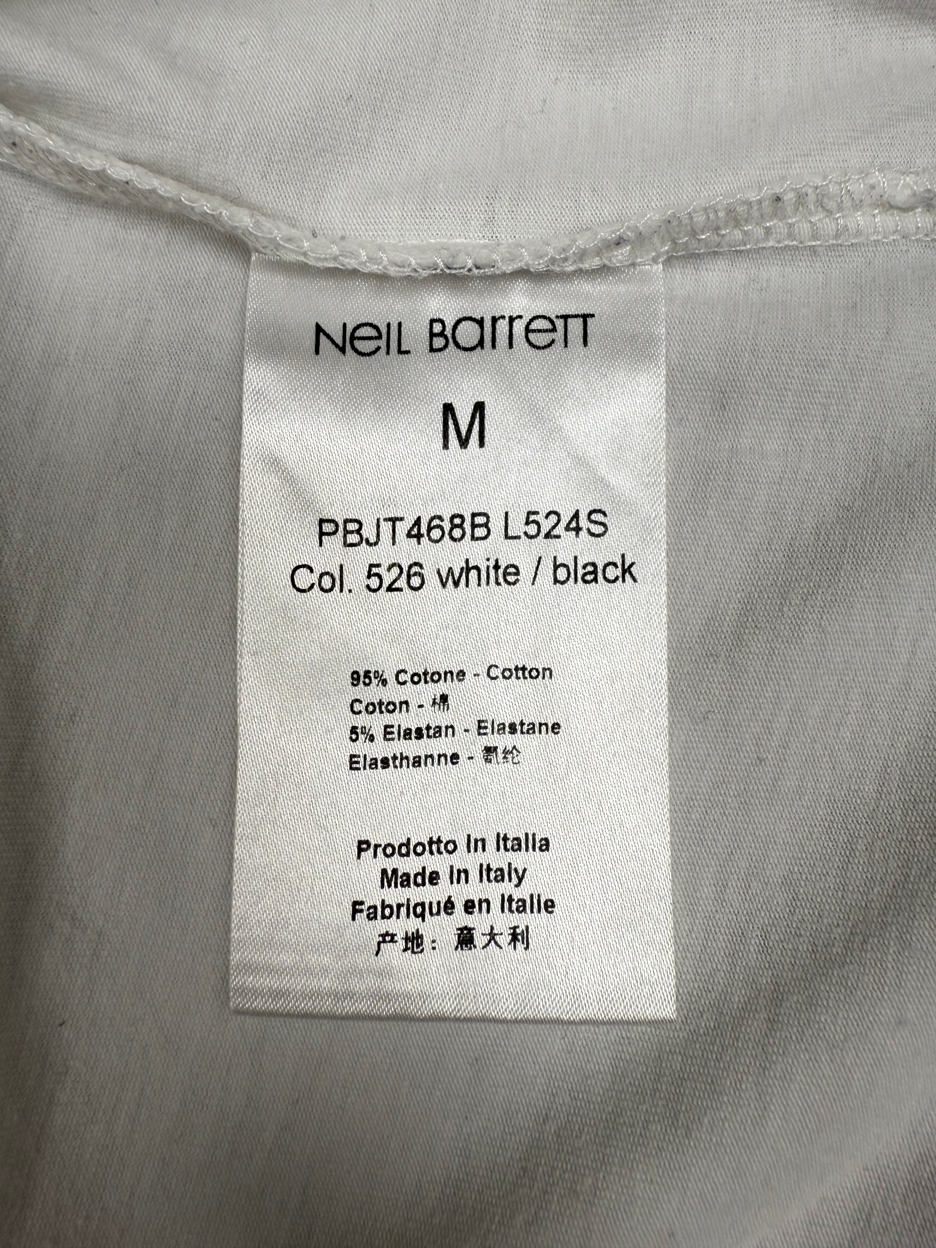Neil Barrett Lightning Bolt T-Shirt - White Neil Barrett