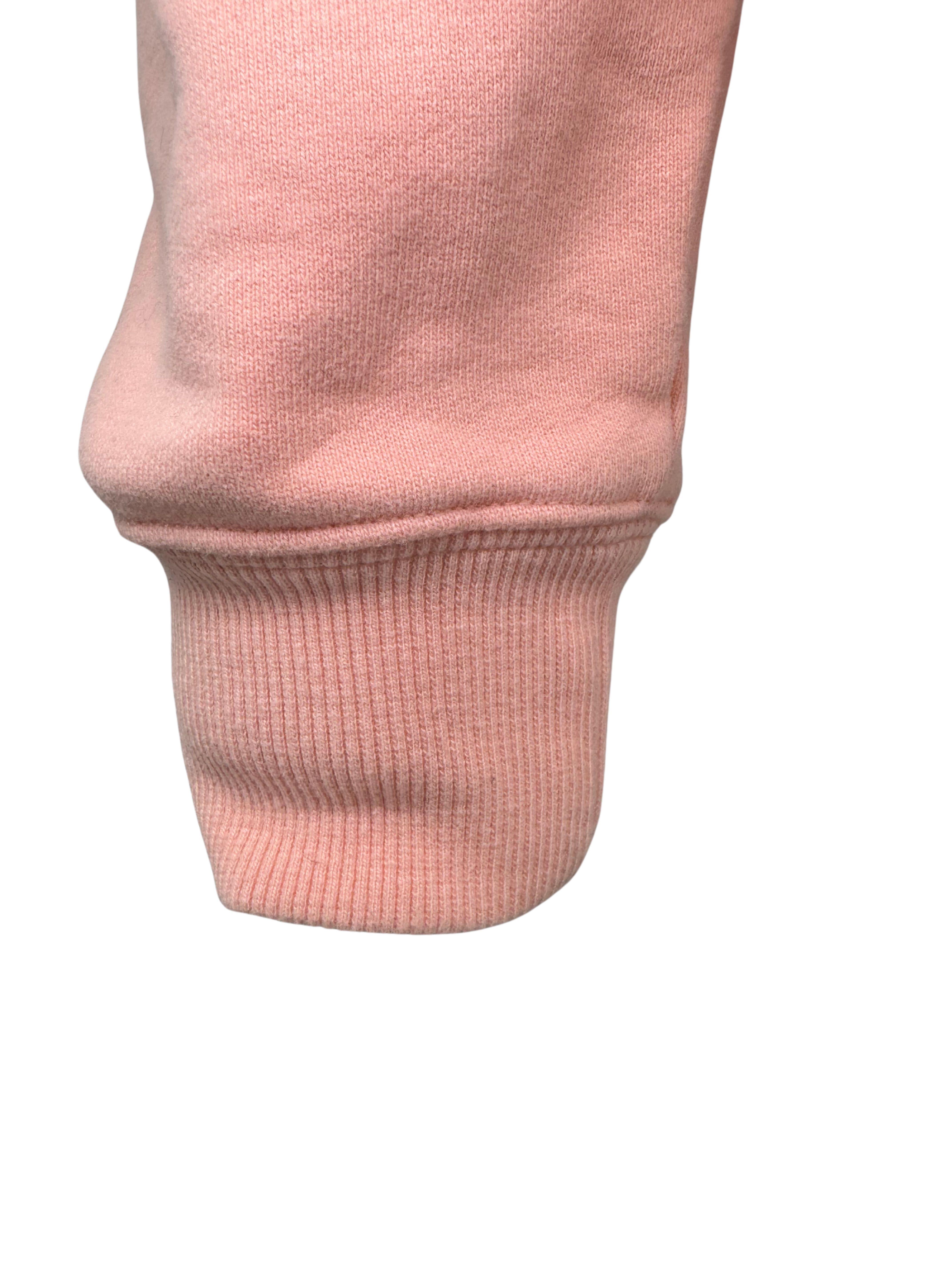 Unknown London Logo Embroidered Hoodie - Pink Unknown London