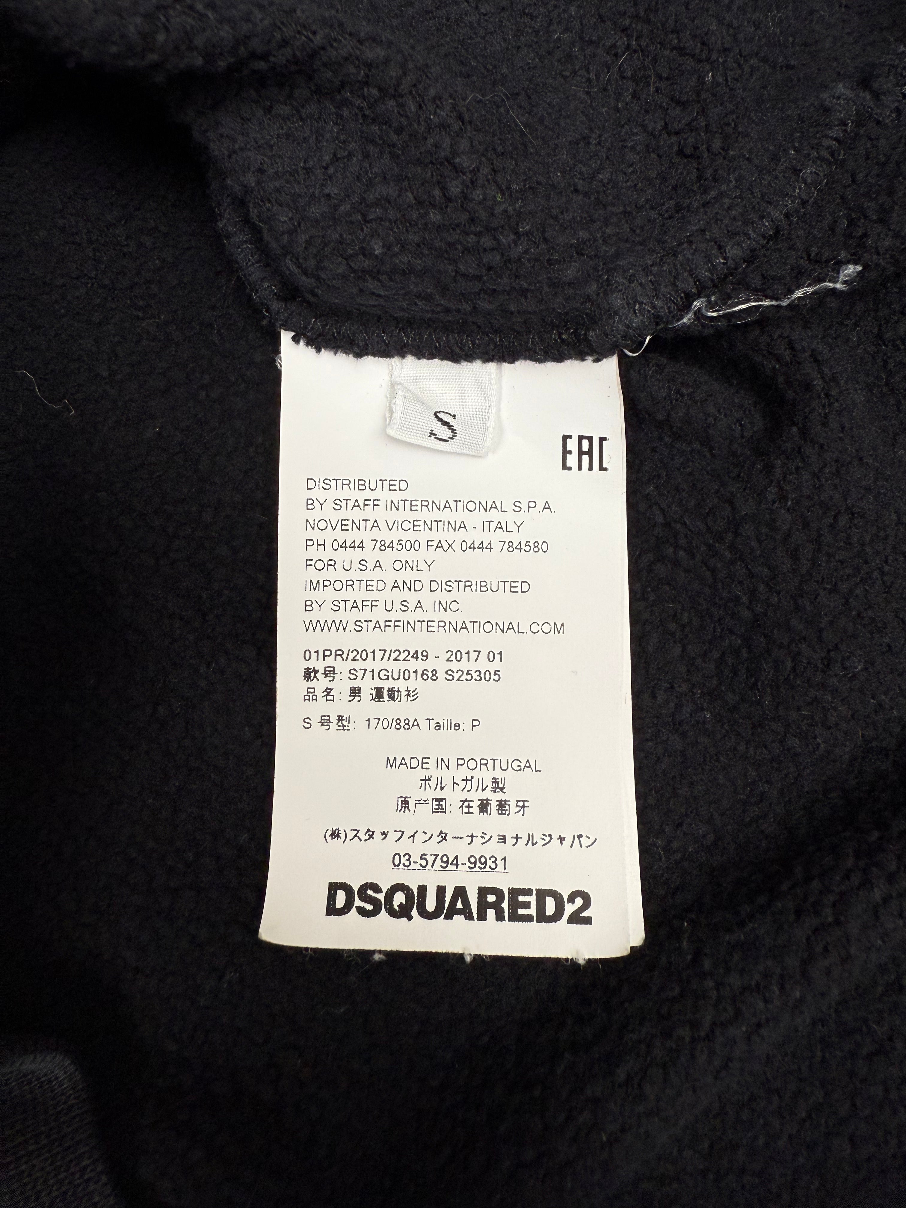 Dsquared2 Graphic Hoodie - Black Dsquared2
