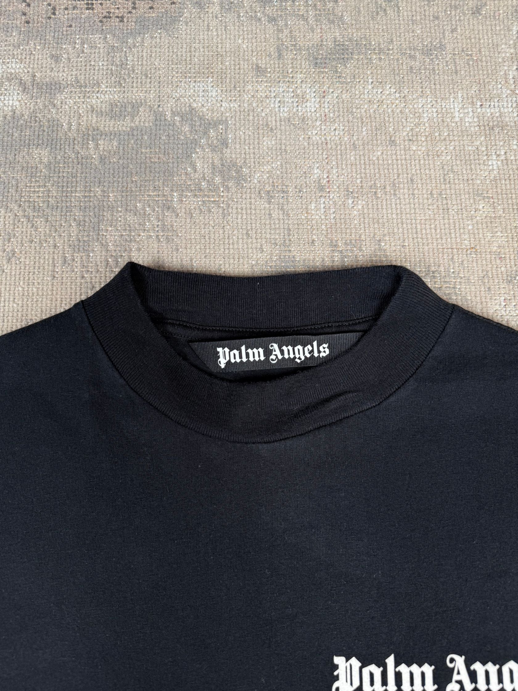 Palm Angels Mini Logo T-Shirt - Black Palm Angels