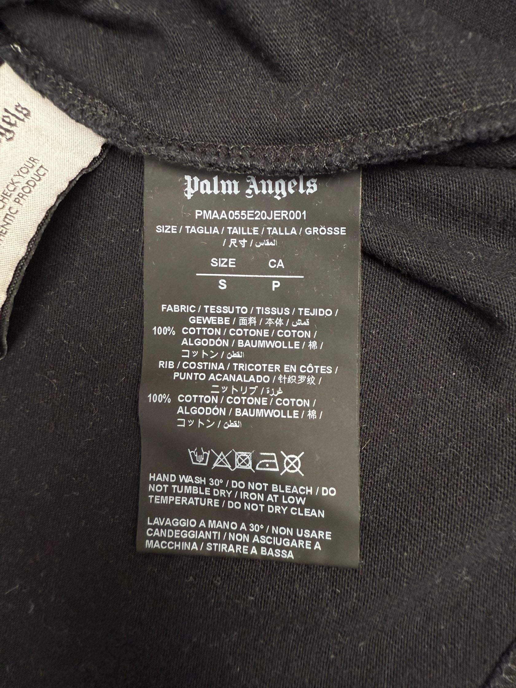 Palm Angels Mini Logo T-Shirt - Black Palm Angels
