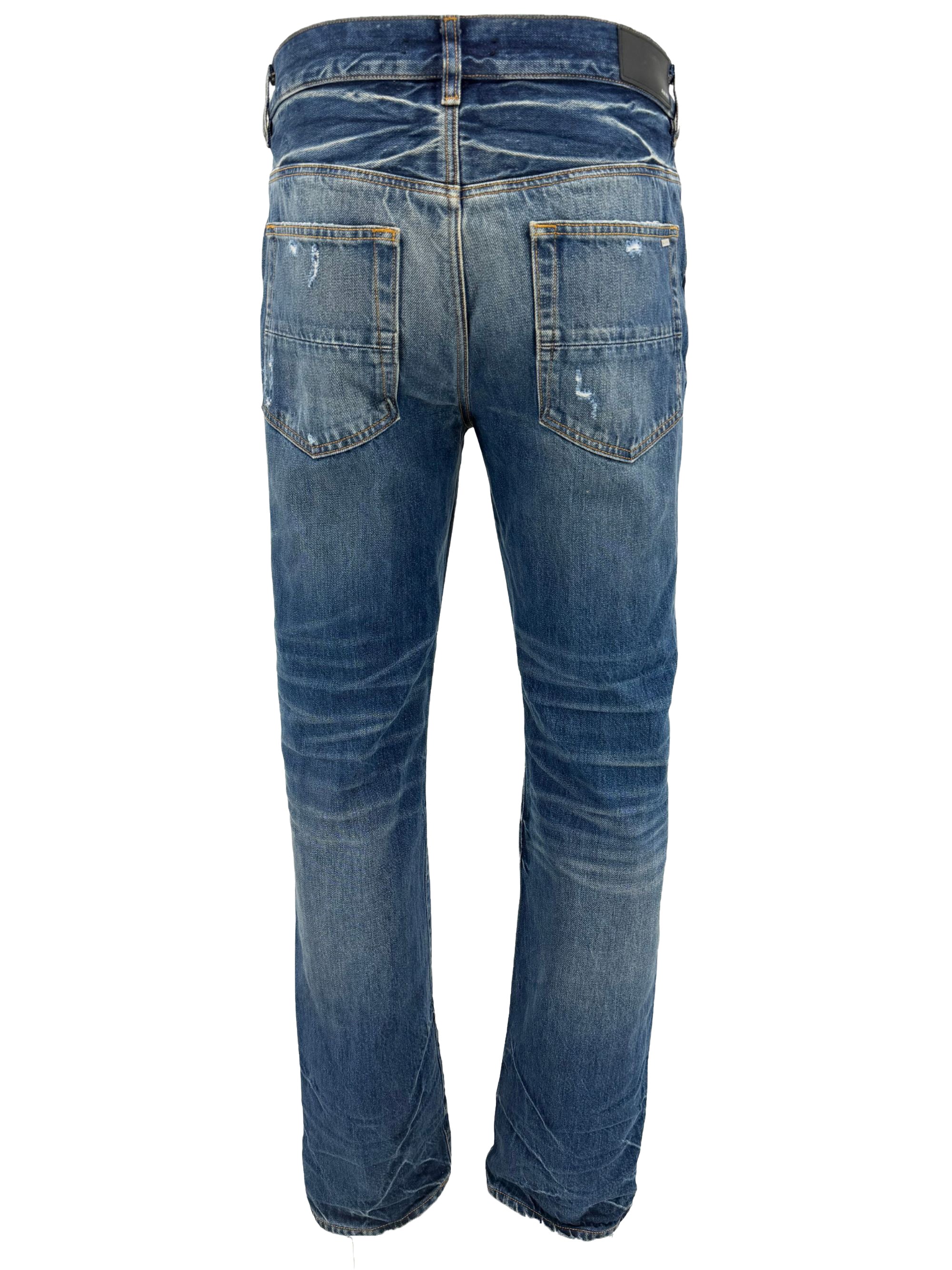 Amiri Denim Distressed Baggy Jeans Amiri