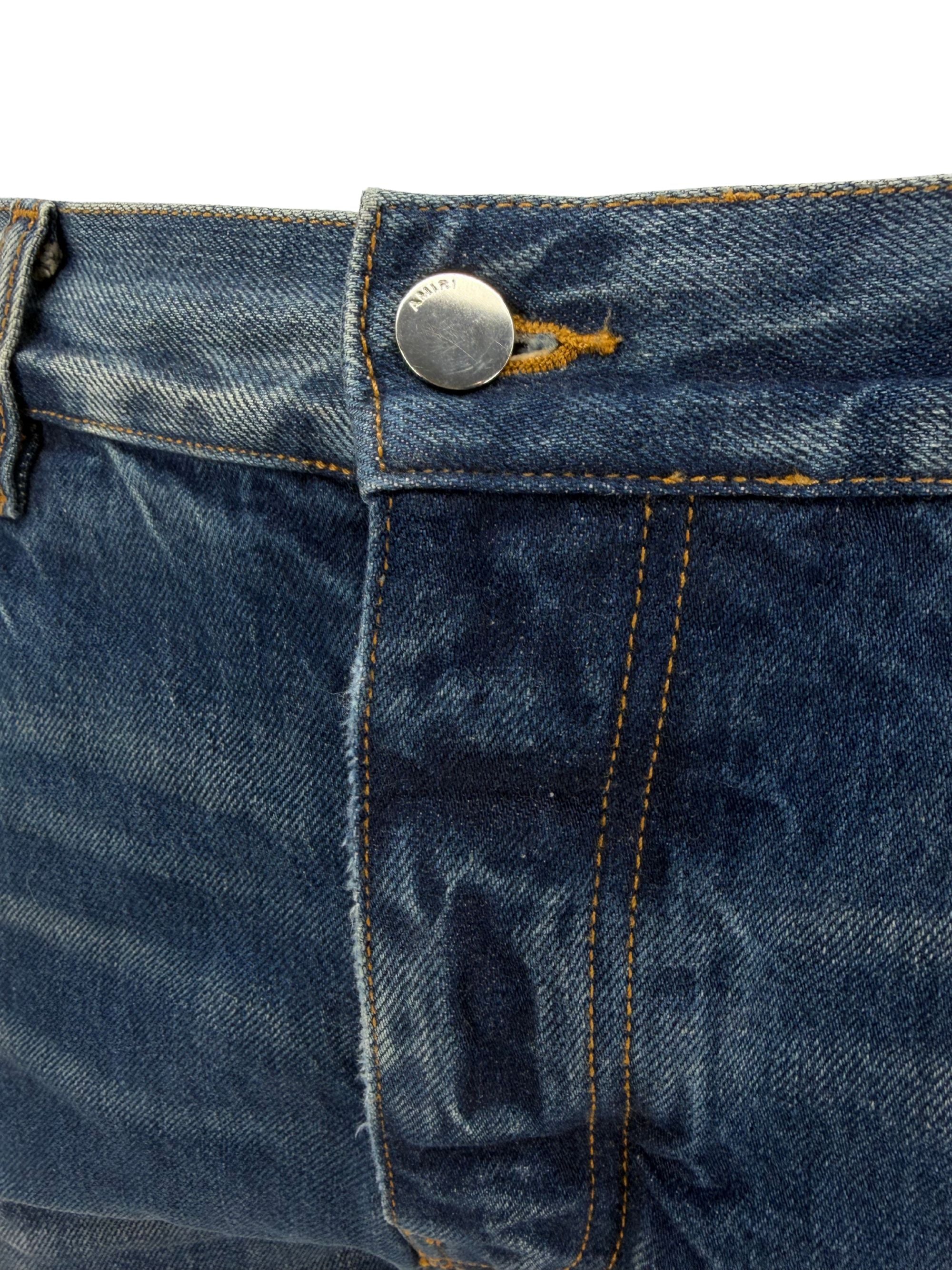 Amiri Denim Distressed Baggy Jeans Amiri