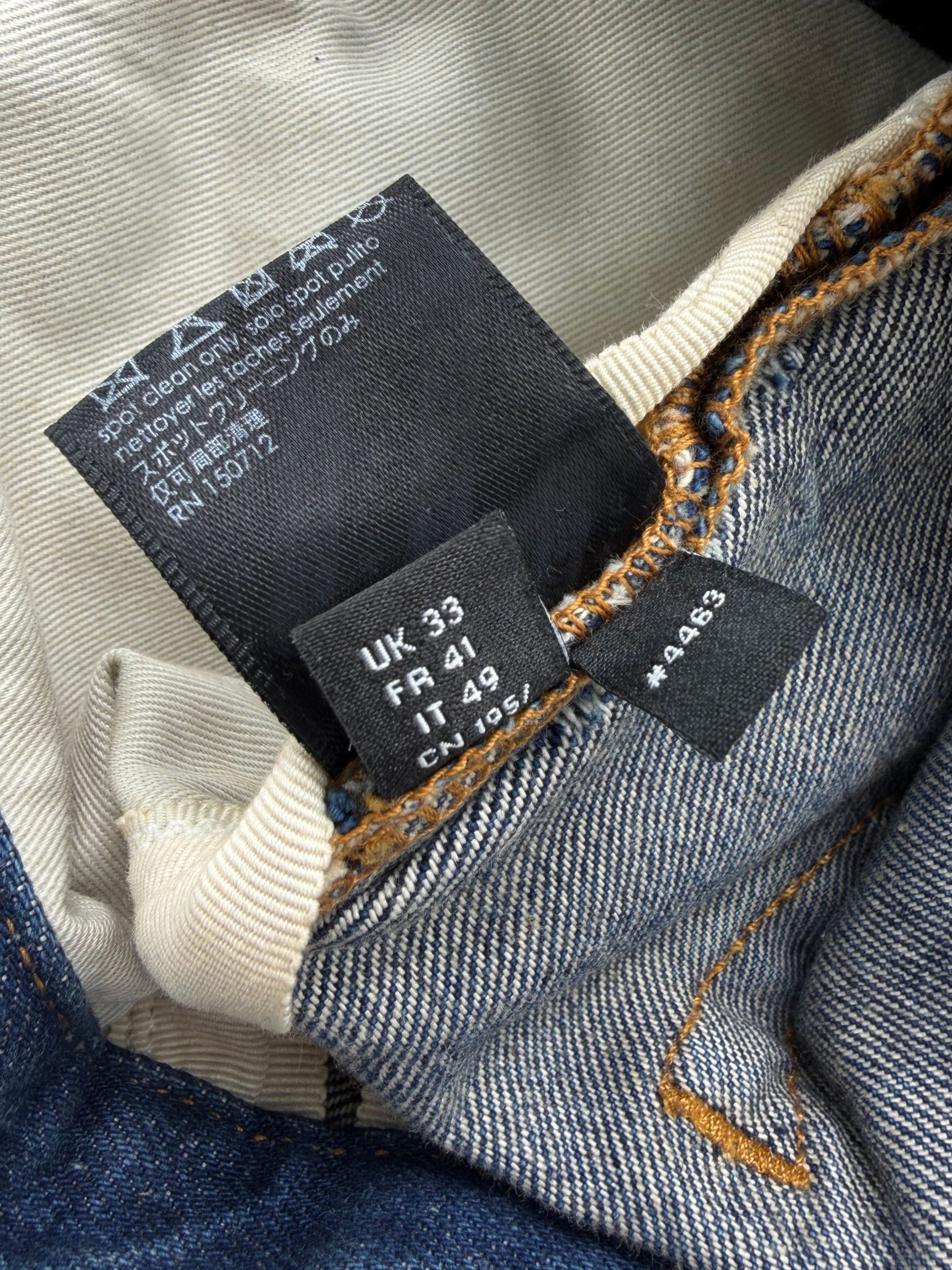 Amiri Denim Distressed Baggy Jeans Amiri