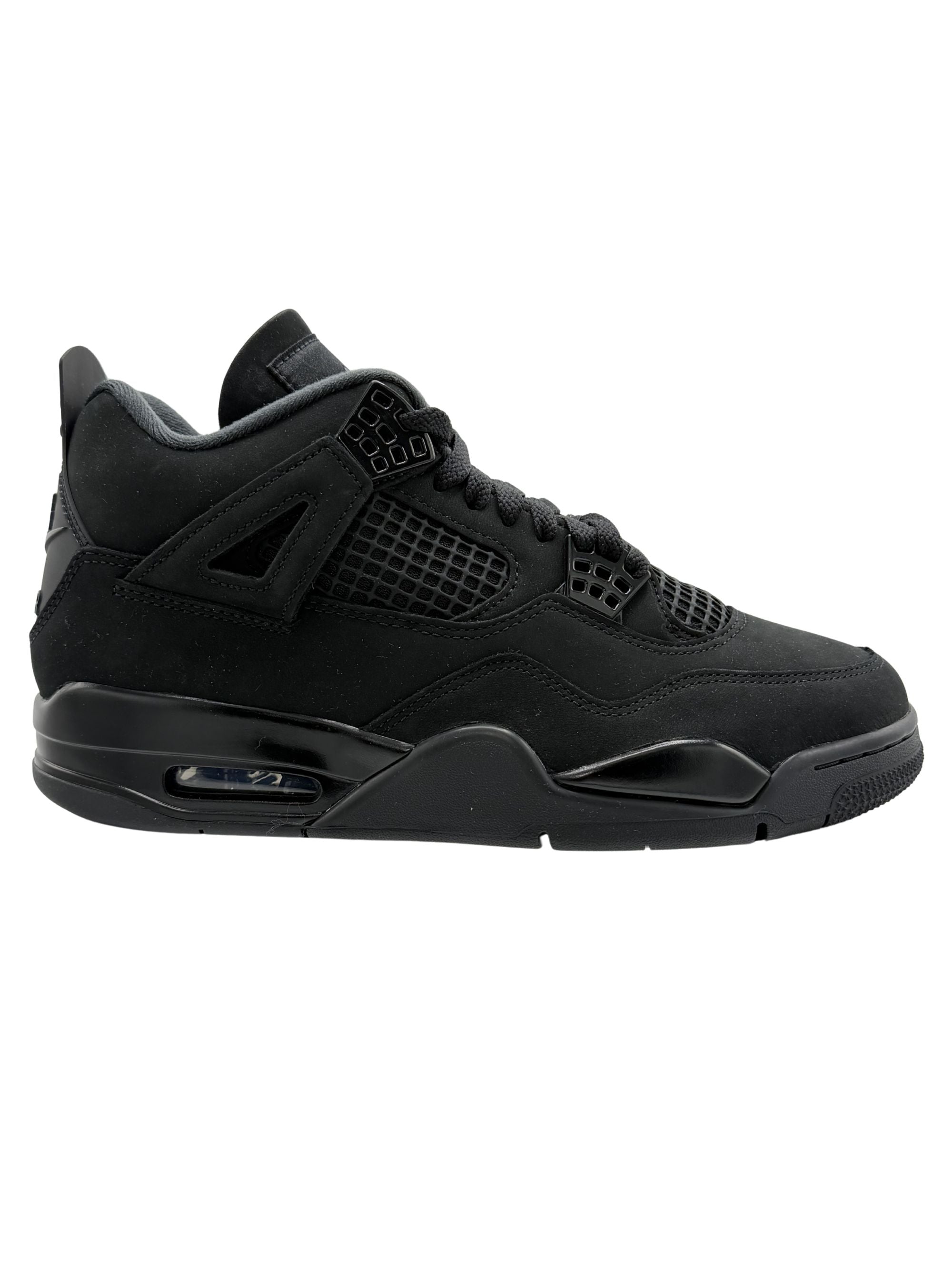 Nike Air Jordan 4 Retro Trainers - Black (Unused) Nike