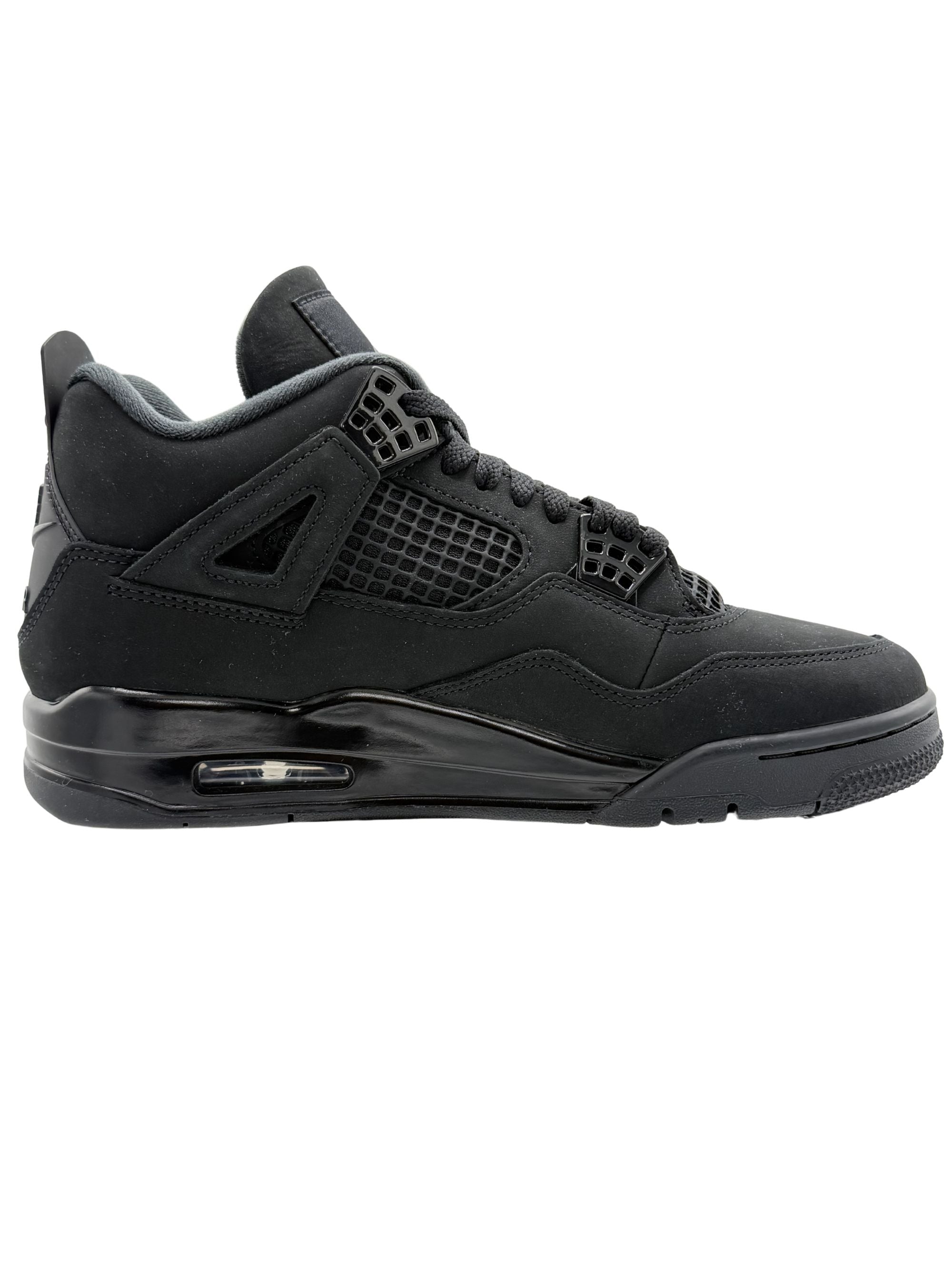 Nike Air Jordan 4 Retro Trainers - Black (Unused) Nike