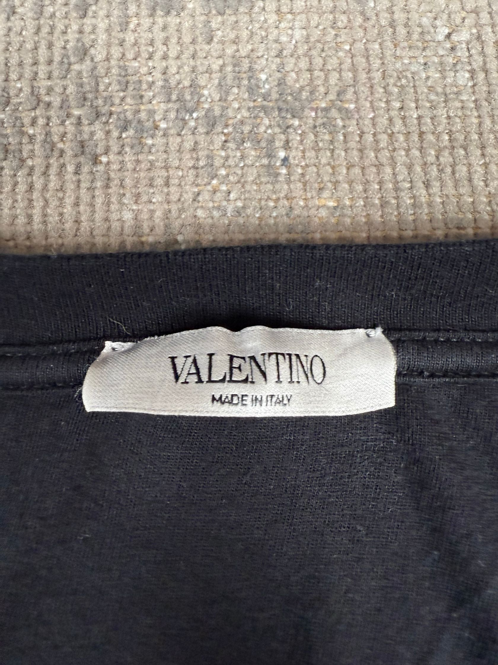 Valentino Graphic Tower Logo T-Shirt - Black Valentino
