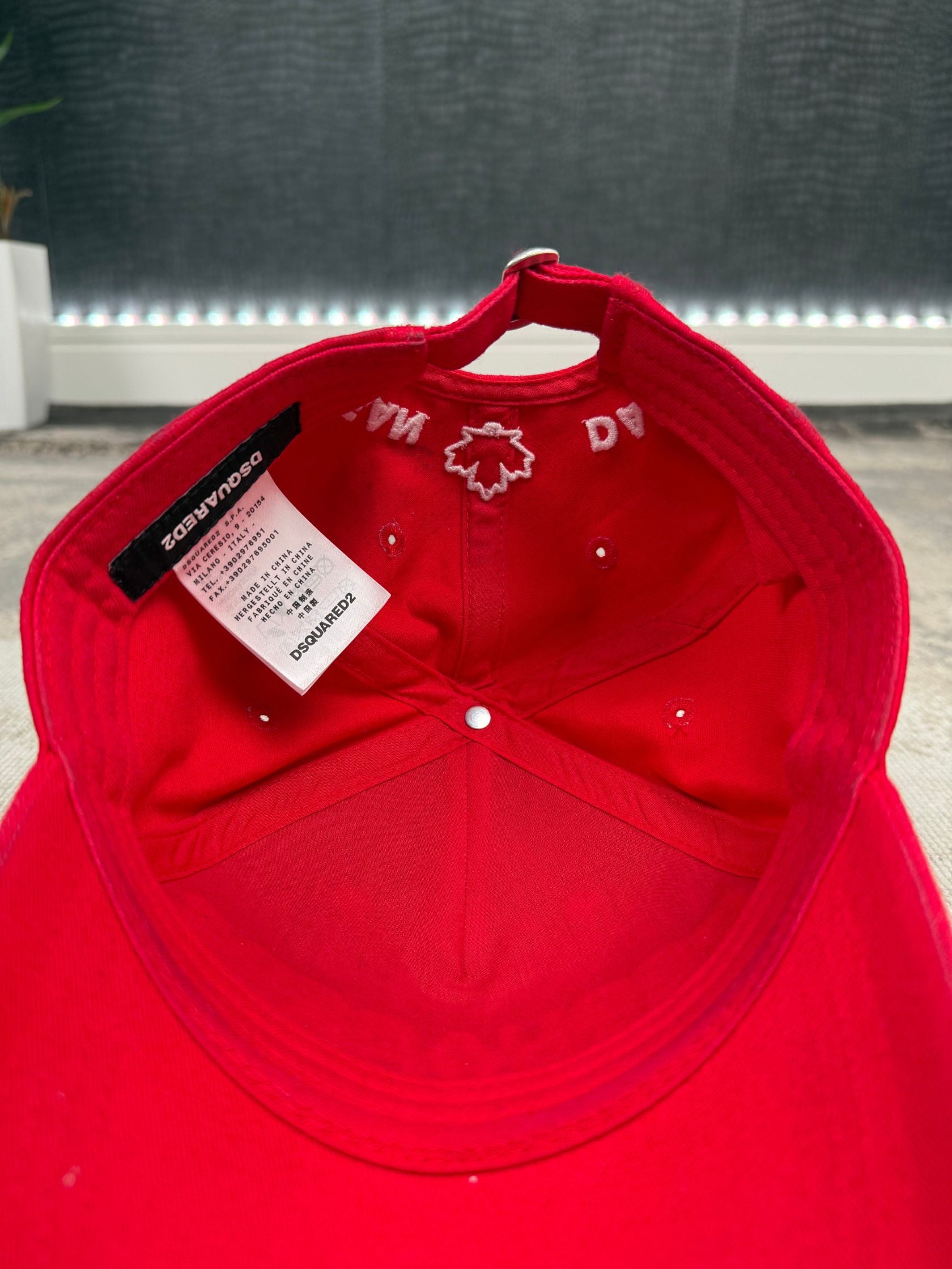Dsquared2 Logo Cap - Red Dsquared2