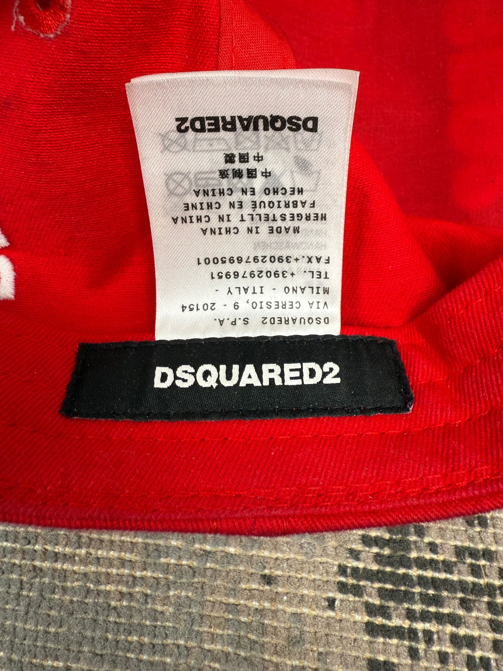 Dsquared2 Logo Cap - Red Dsquared2