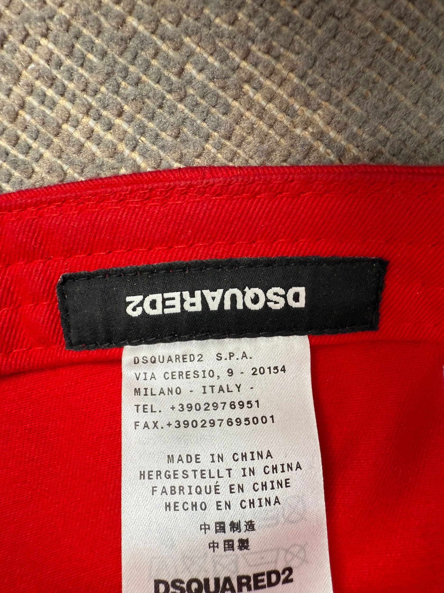 Dsquared2 Logo Cap - Red Dsquared2