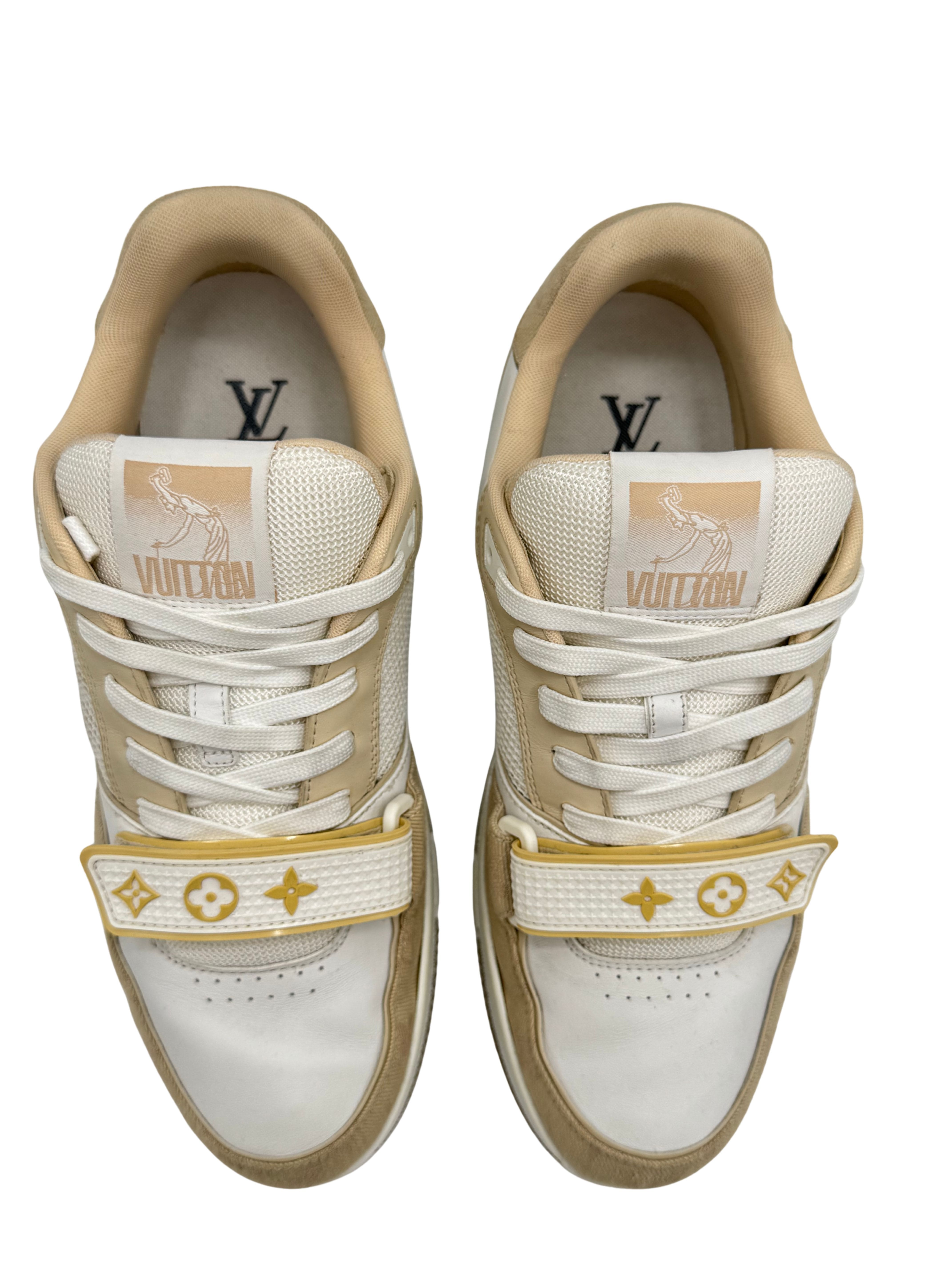 Louis Vuitton Strap Trainer - Beige Louis Vuitton