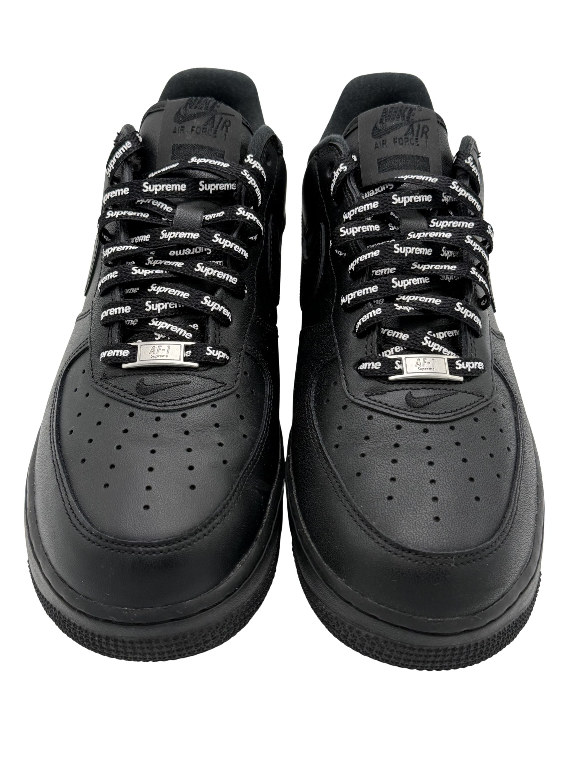 Nike X Supreme Airforce 1 Low Trainers - Black Supreme