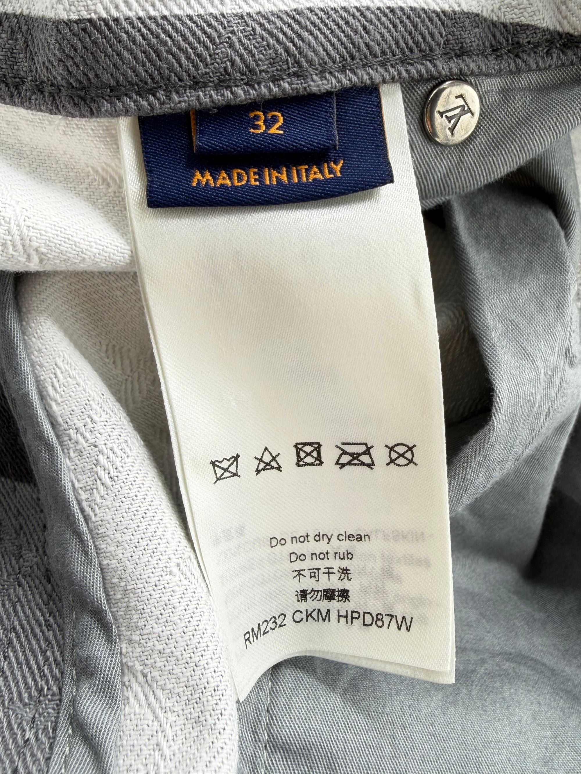 Louis Vuitton Monogram Portrait Denim Jeans Louis Vuitton