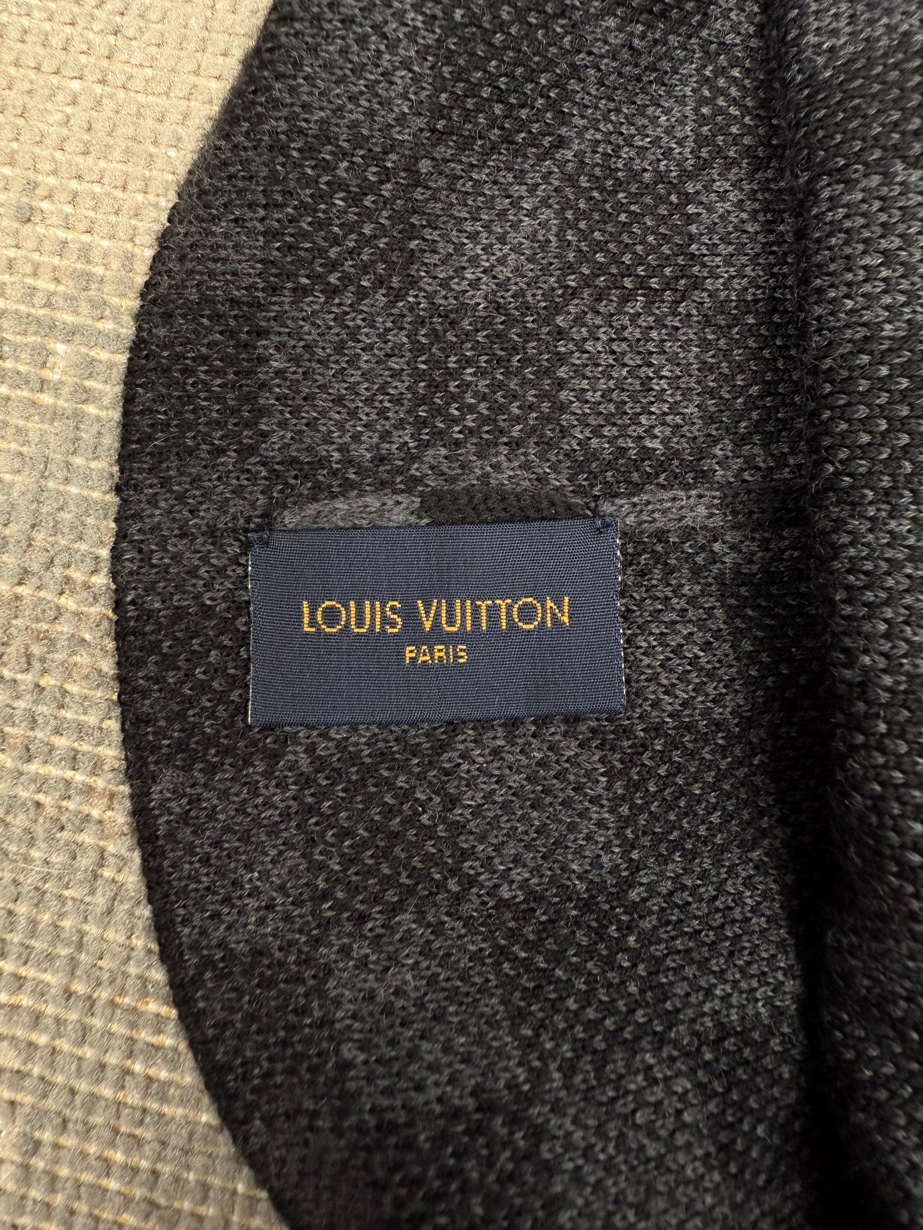 Louis Vuitton Damier Wool Beanie - Black Louis Vuitton