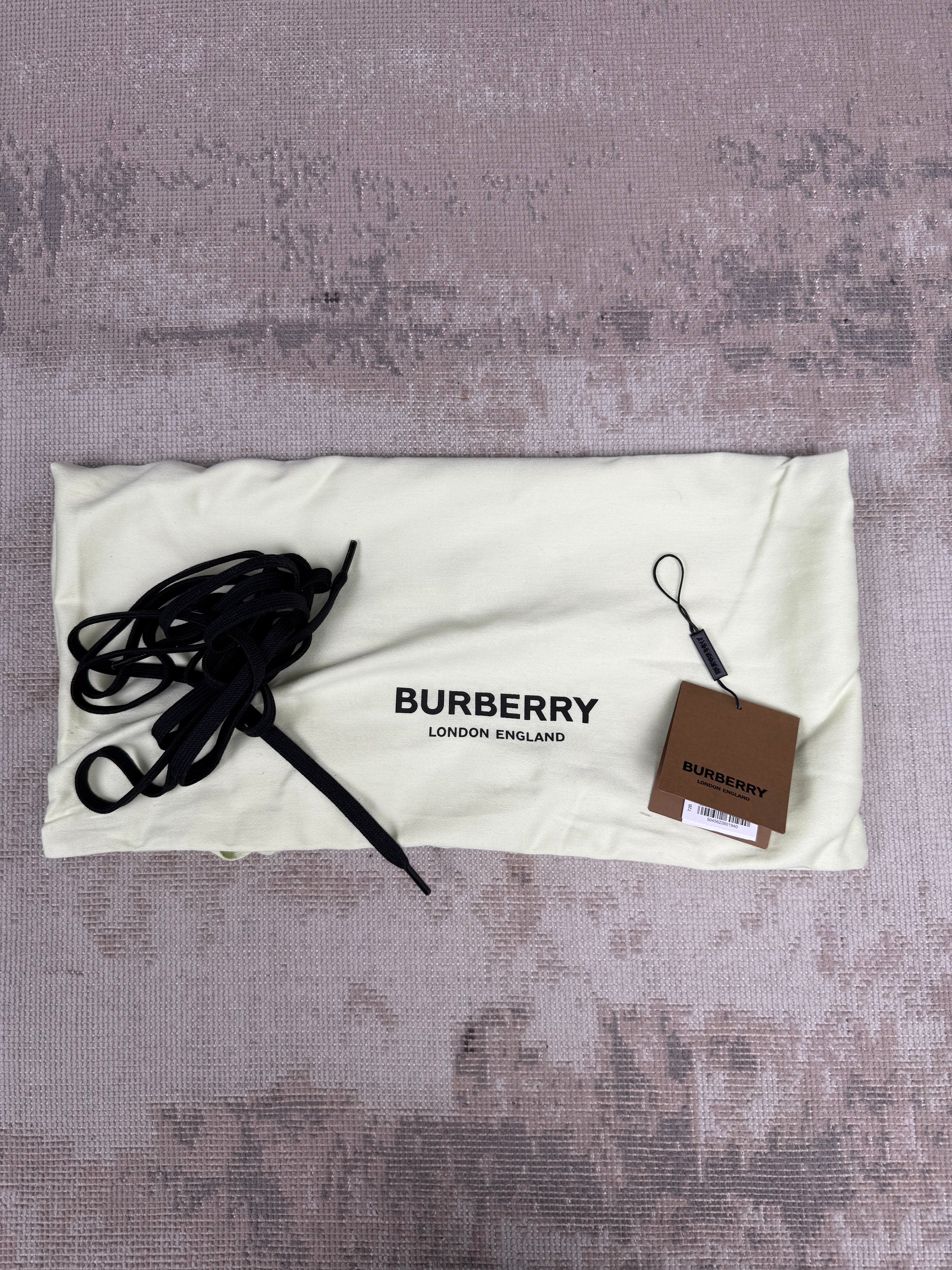 Burberry Ramsey Trainer - Grey / Beige Burberry