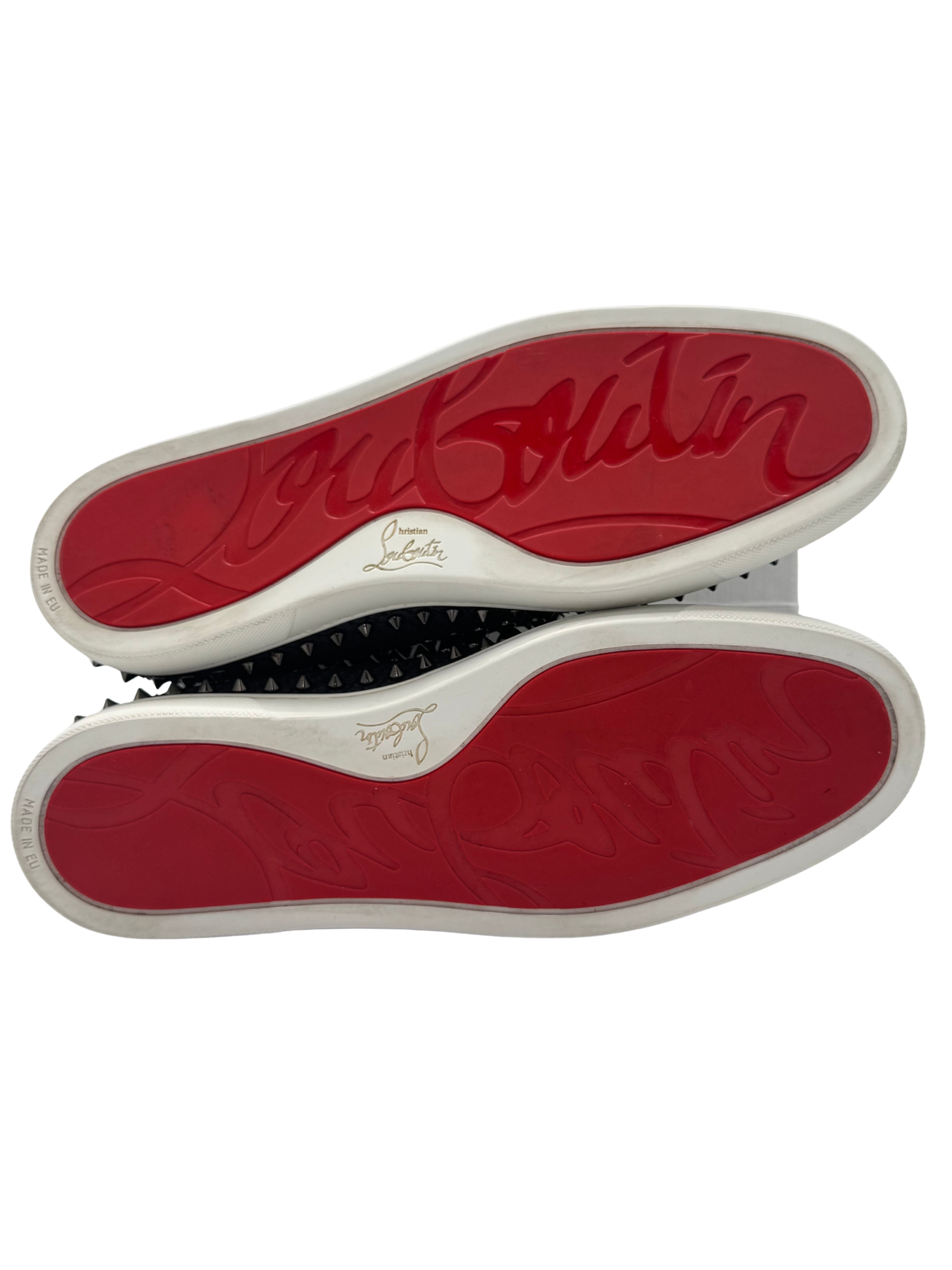 Christian Louboutin Pik Boat Snakeskin - Black Christian Louboutin