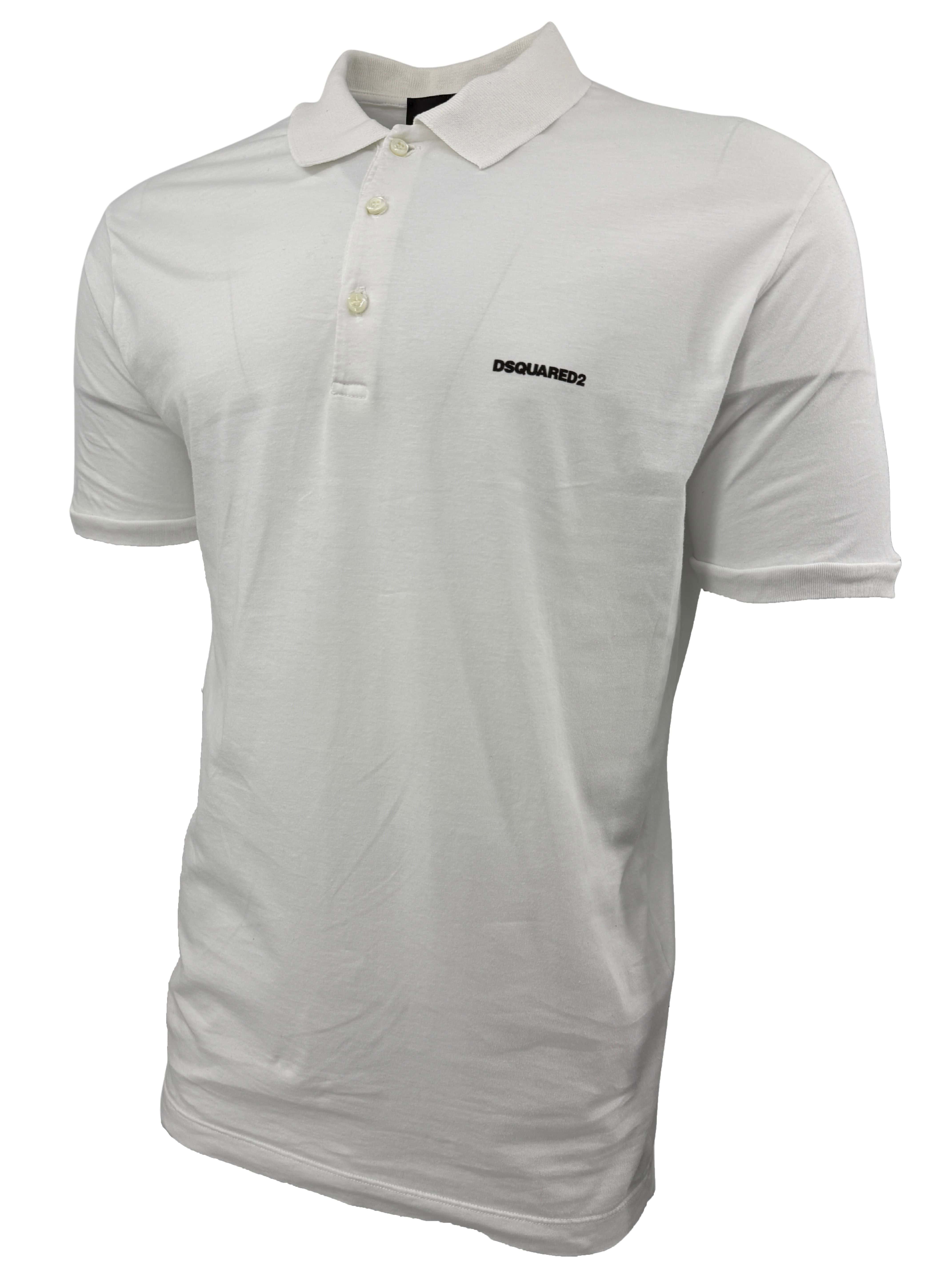Dsquared2 Logo Polo - White Dsquared2