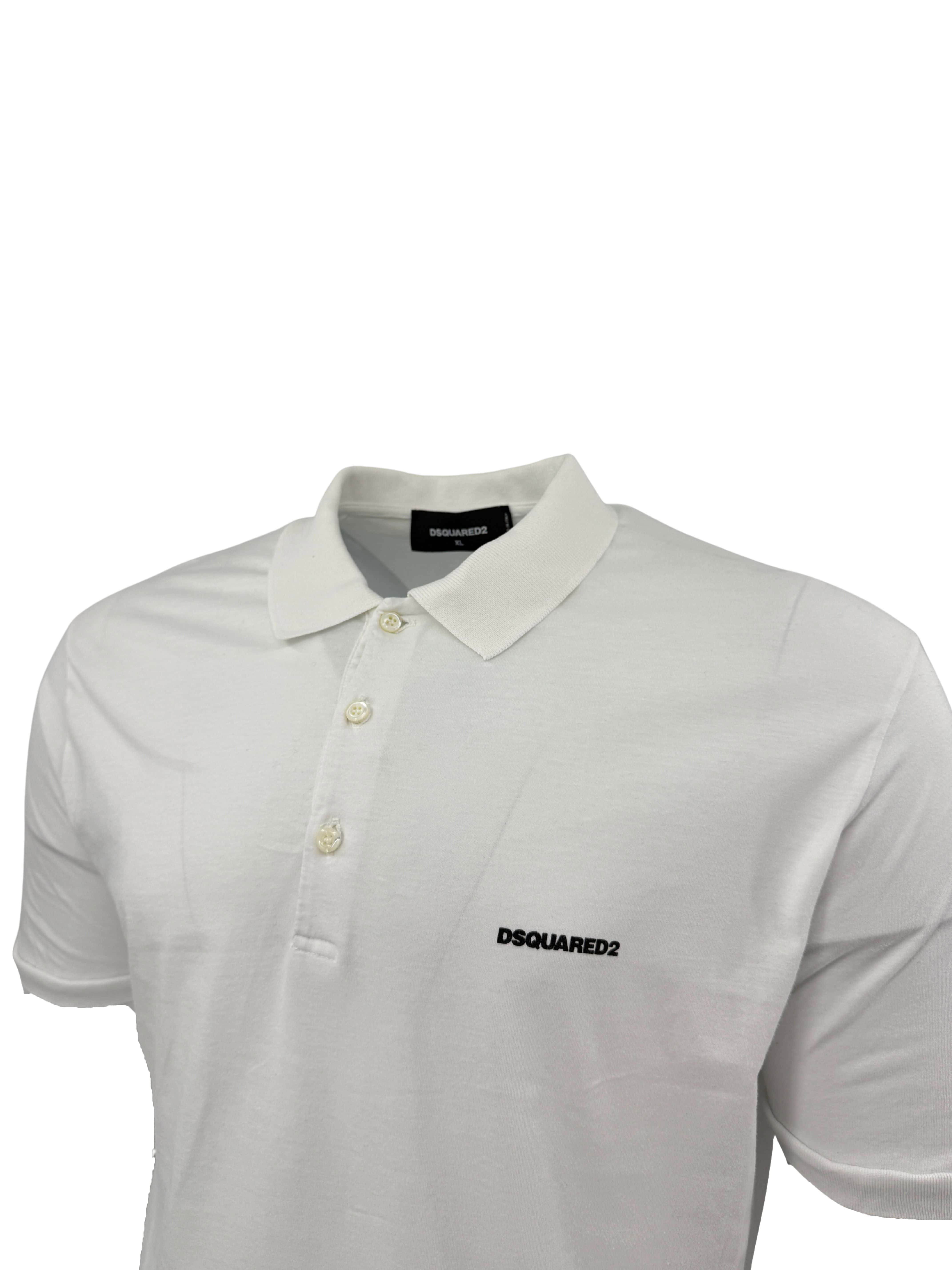 Dsquared2 Logo Polo - White Dsquared2