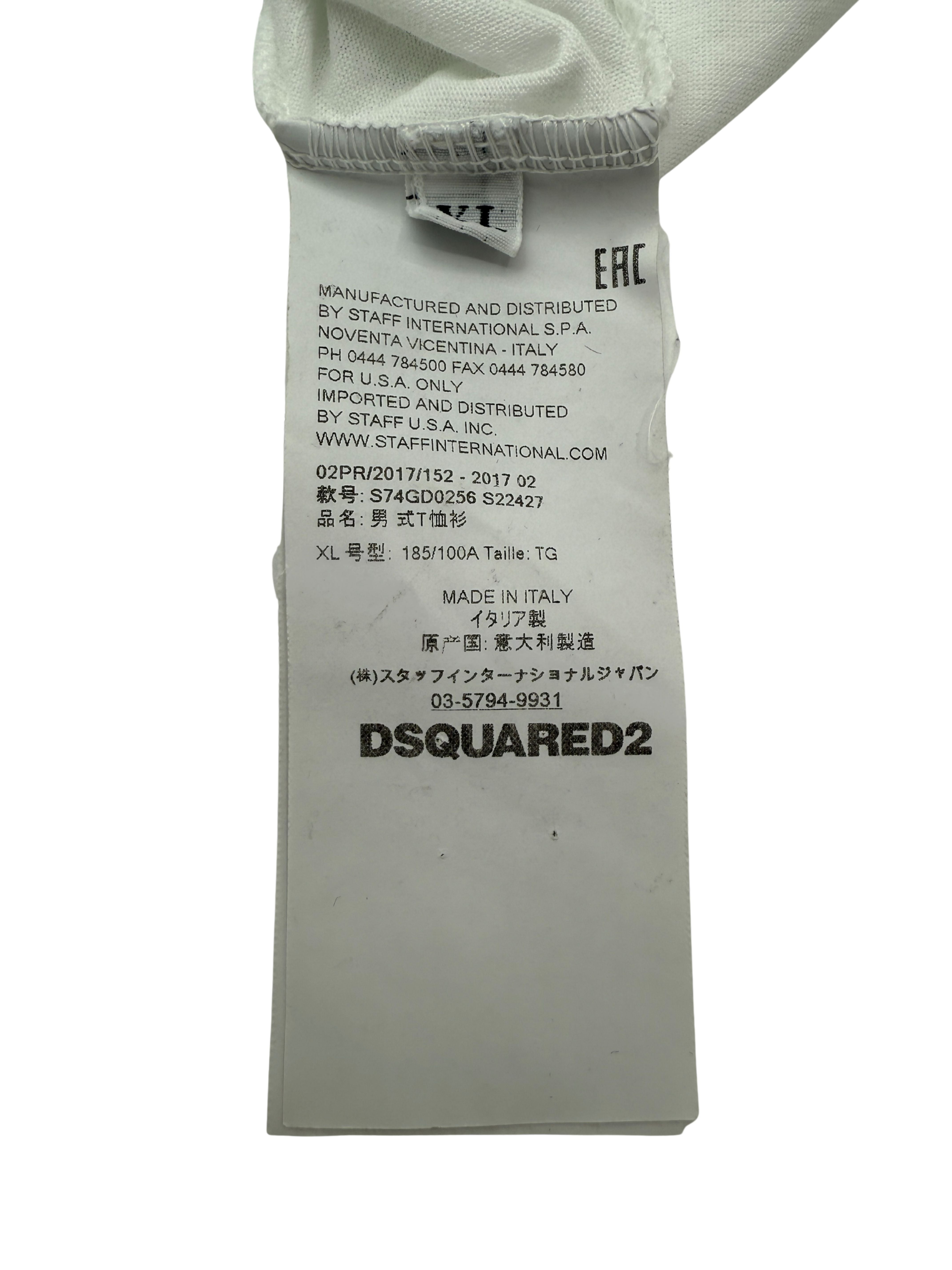 Dsquared2 Logo Polo - White Dsquared2