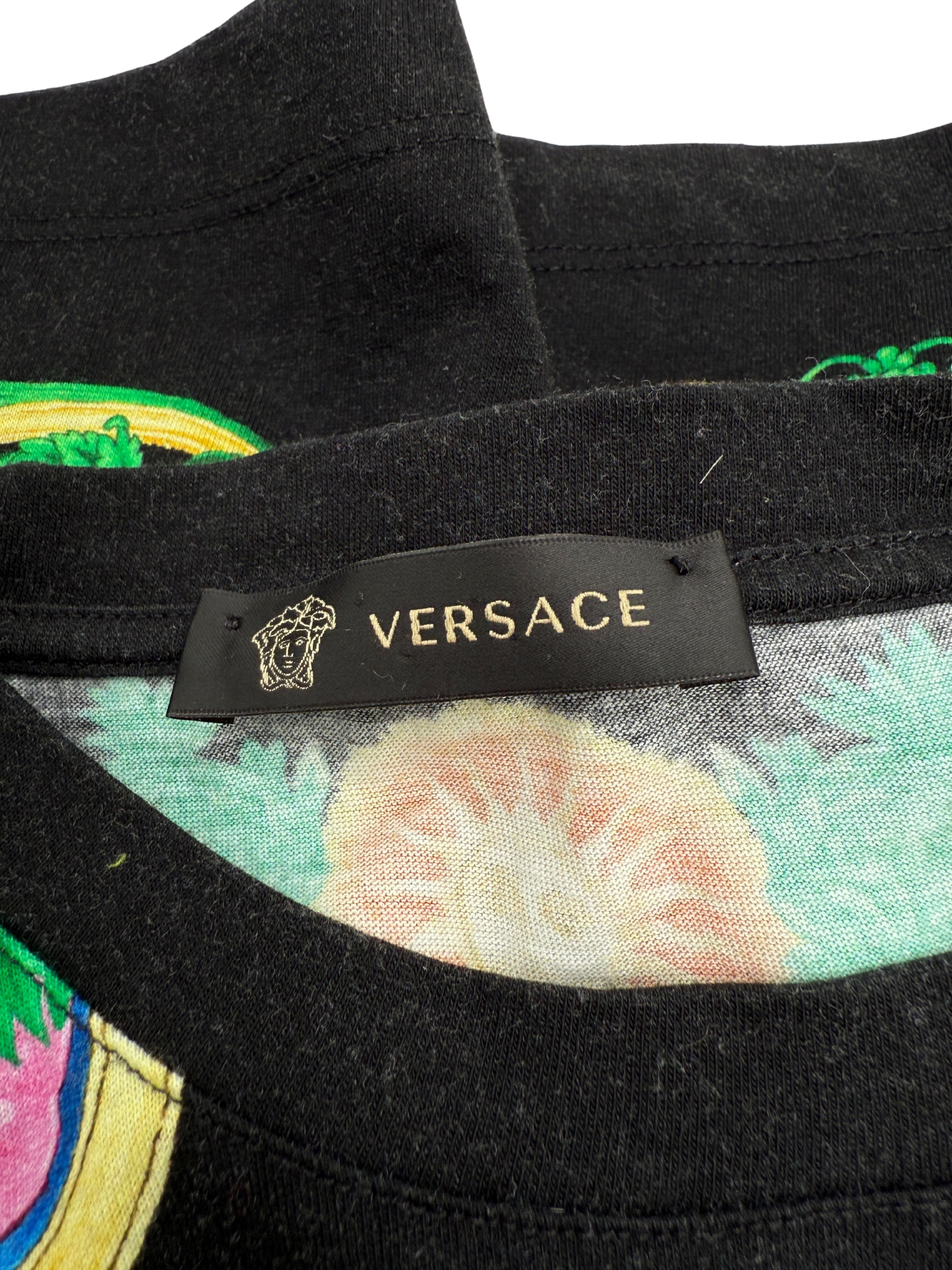 Versace Printed T-Shirt - Black Versace