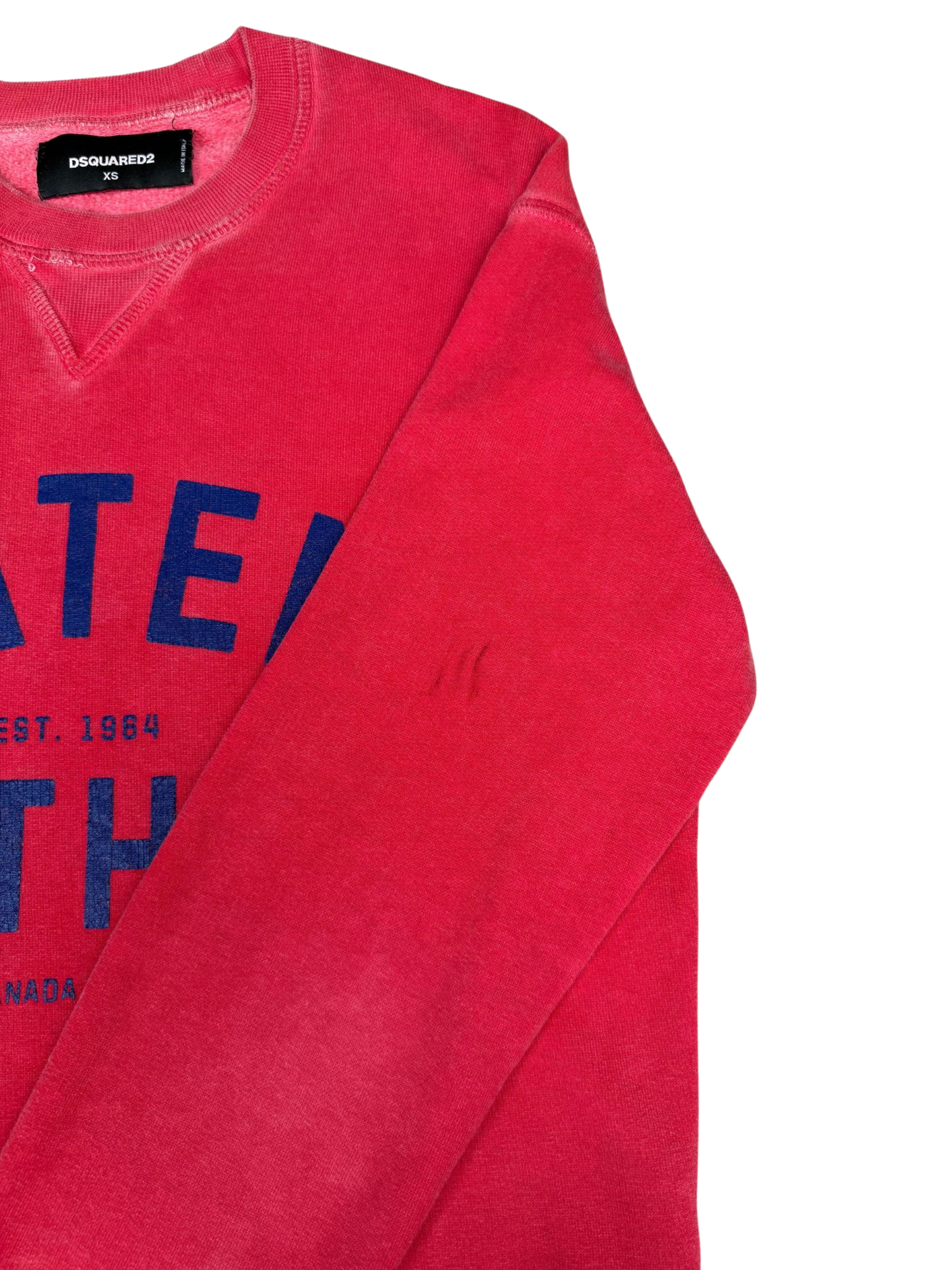 Dsquared2 Caten Brothers Logo Sweatshirt - Red Dsquared2