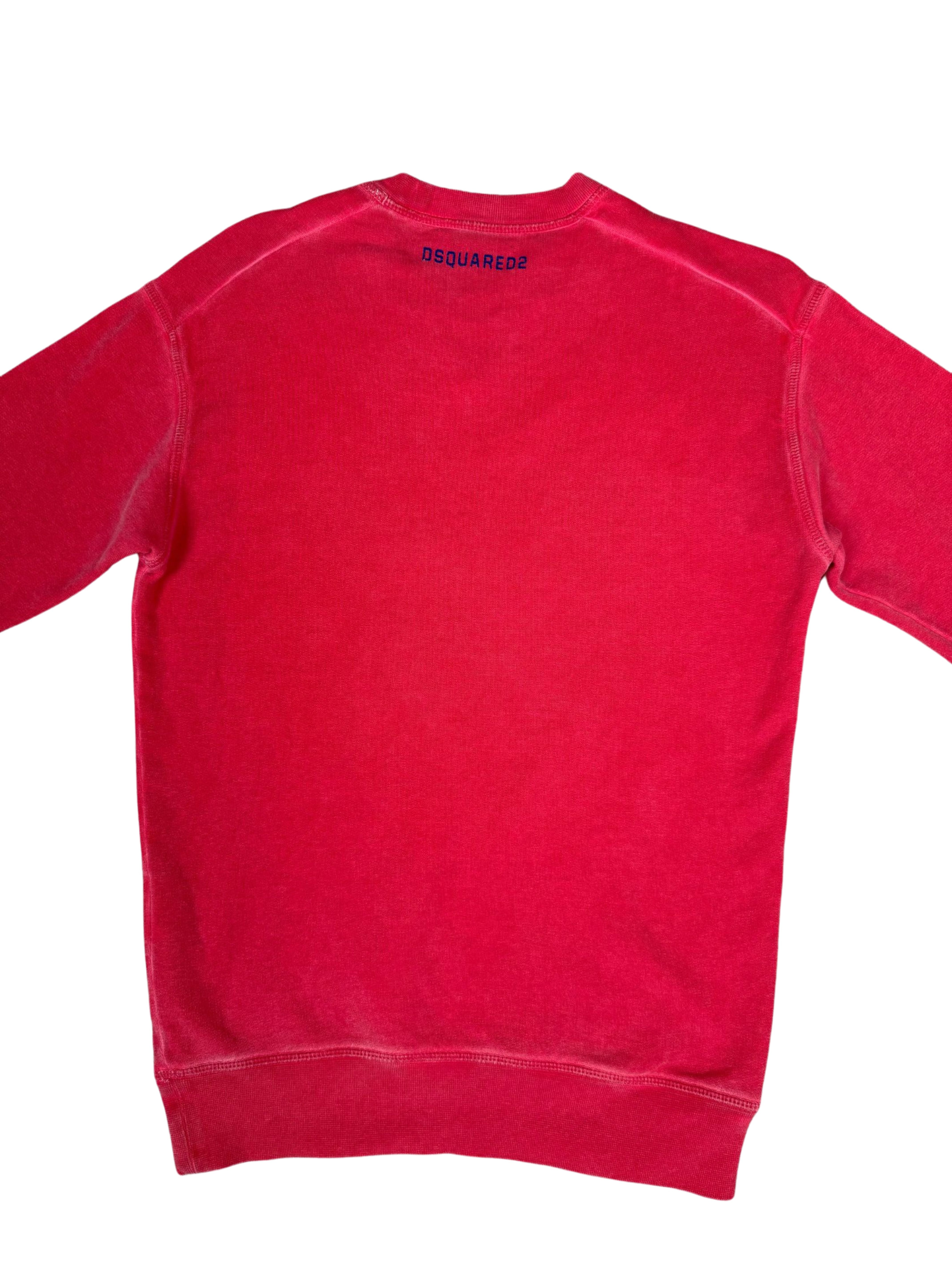 Dsquared2 Caten Brothers Logo Sweatshirt - Red Dsquared2