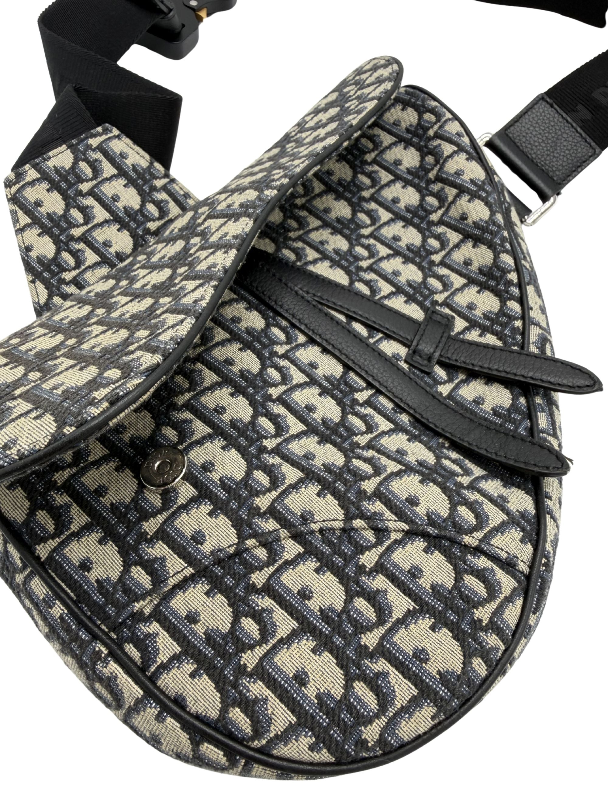 Dior Oblique Saddle Messenger Bag - Beige Dior