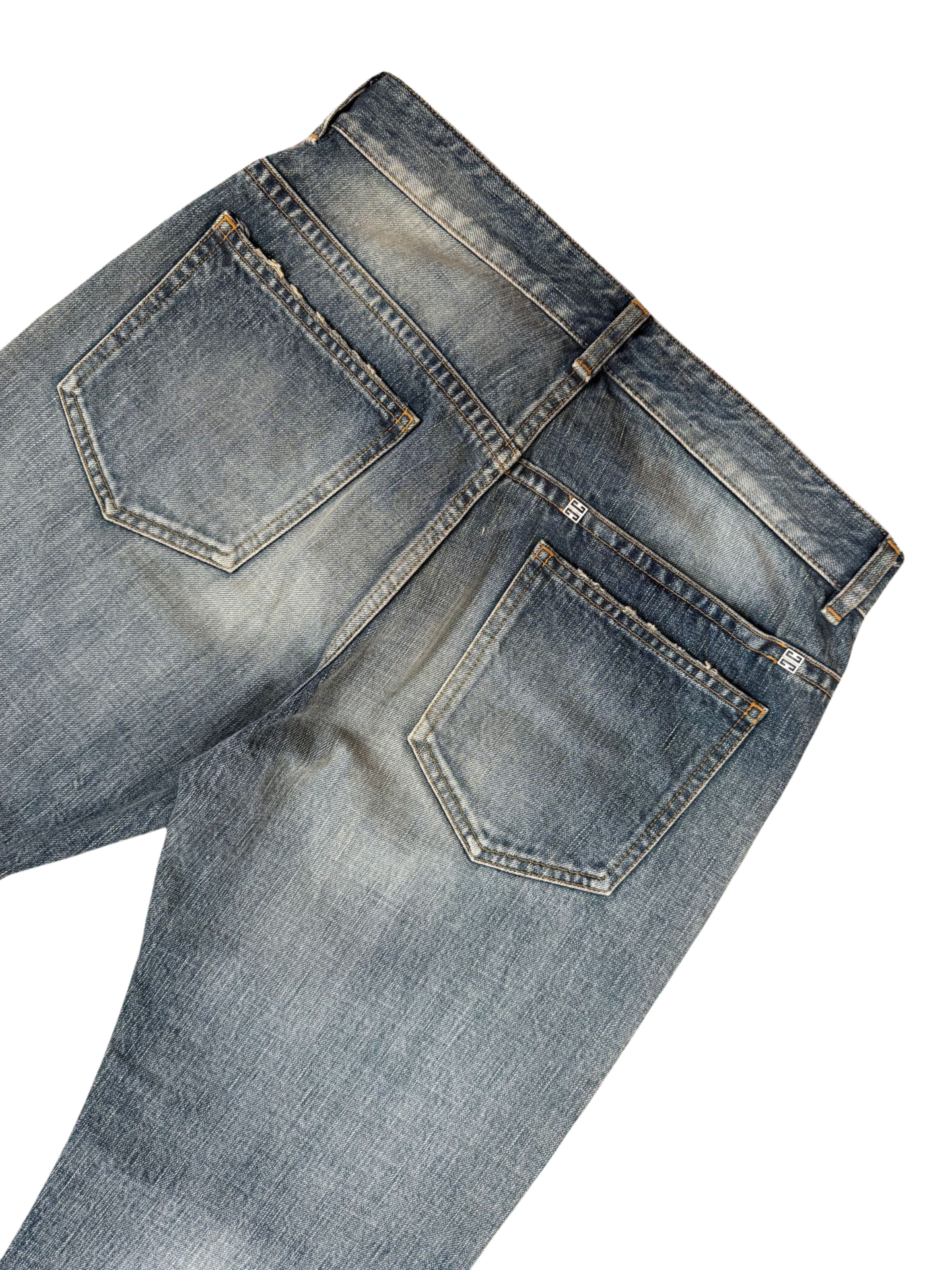 Givenchy Straight Legged Jeans - Washed Denim (Unused) Givenchy