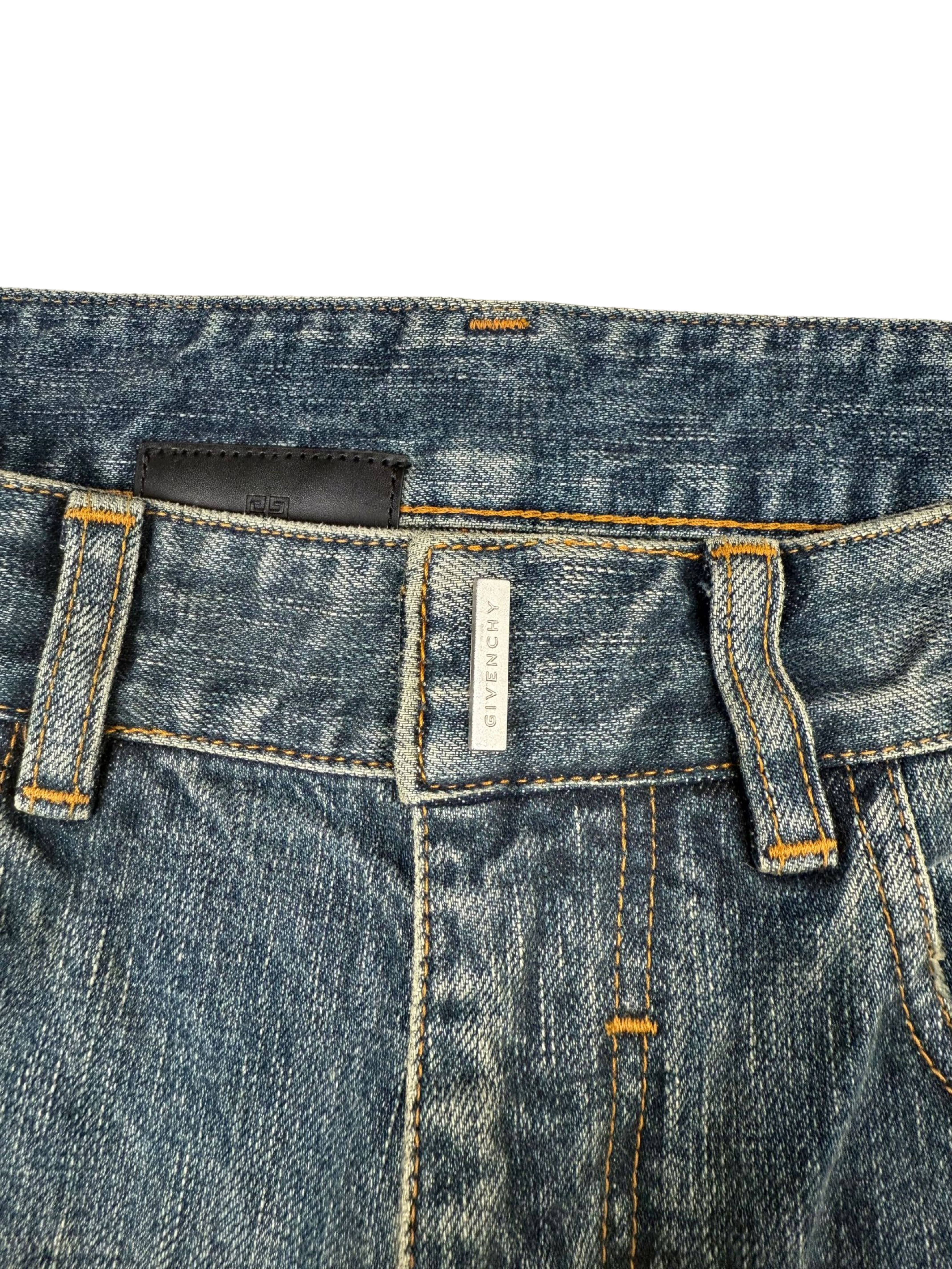 Givenchy Straight Legged Jeans - Washed Denim (Unused) Givenchy