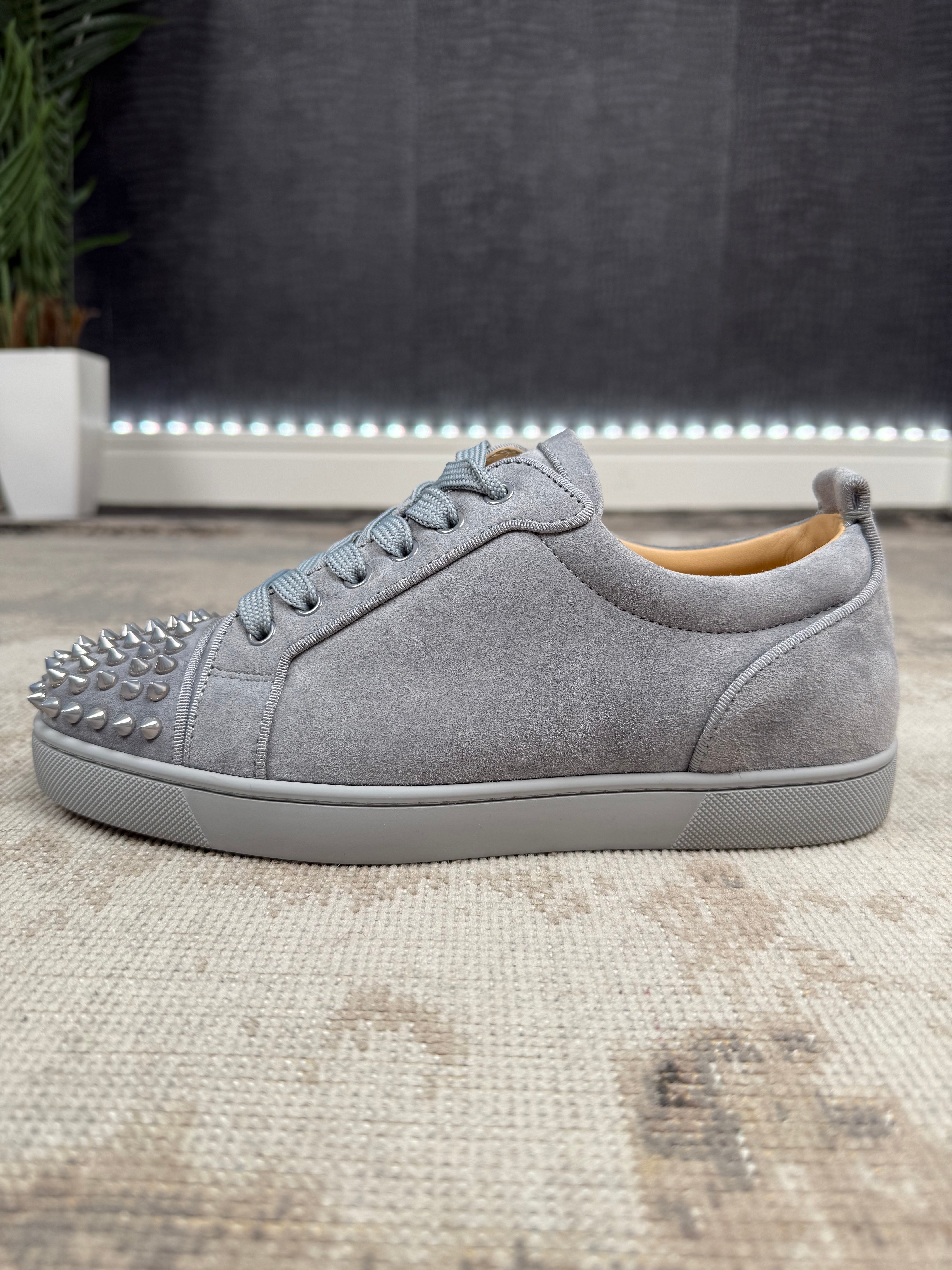 Christian Louboutin Junior Spike Trainers - Grey Christian Louboutin