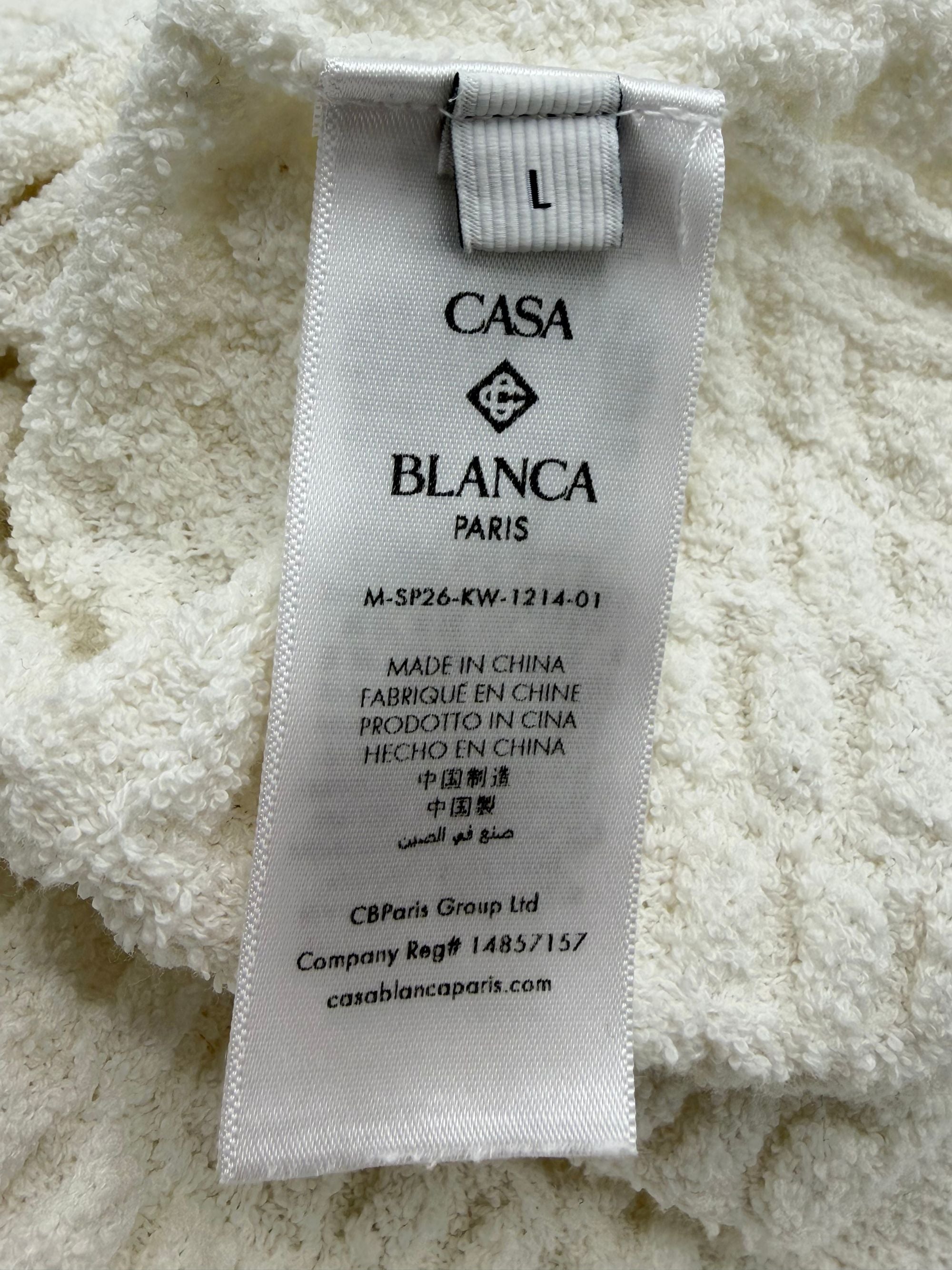 Casablanca Tennis Boucle Polo Shirt Casablanca