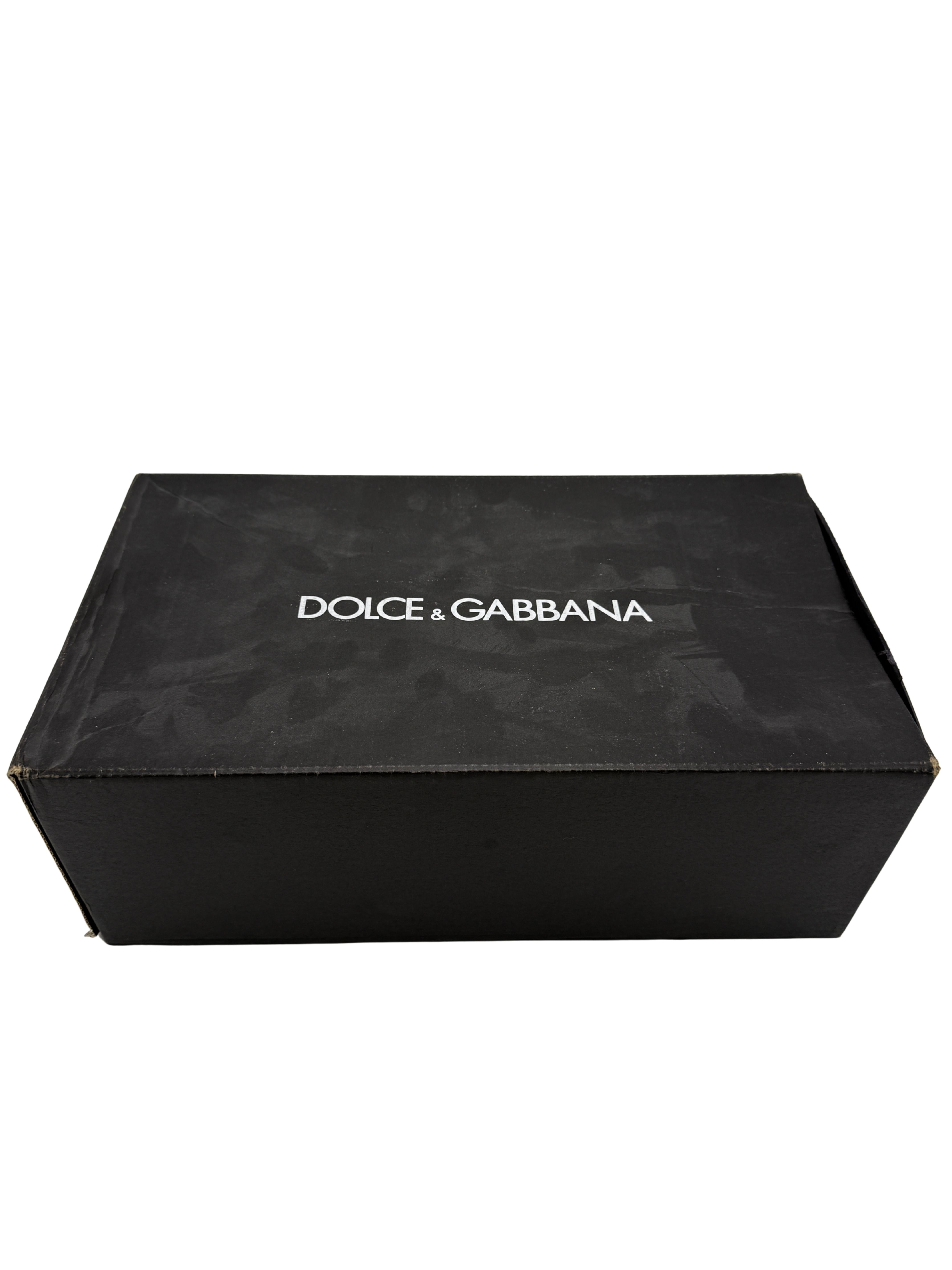 Dolce & Gabbana Plaque Logo Trainers - White