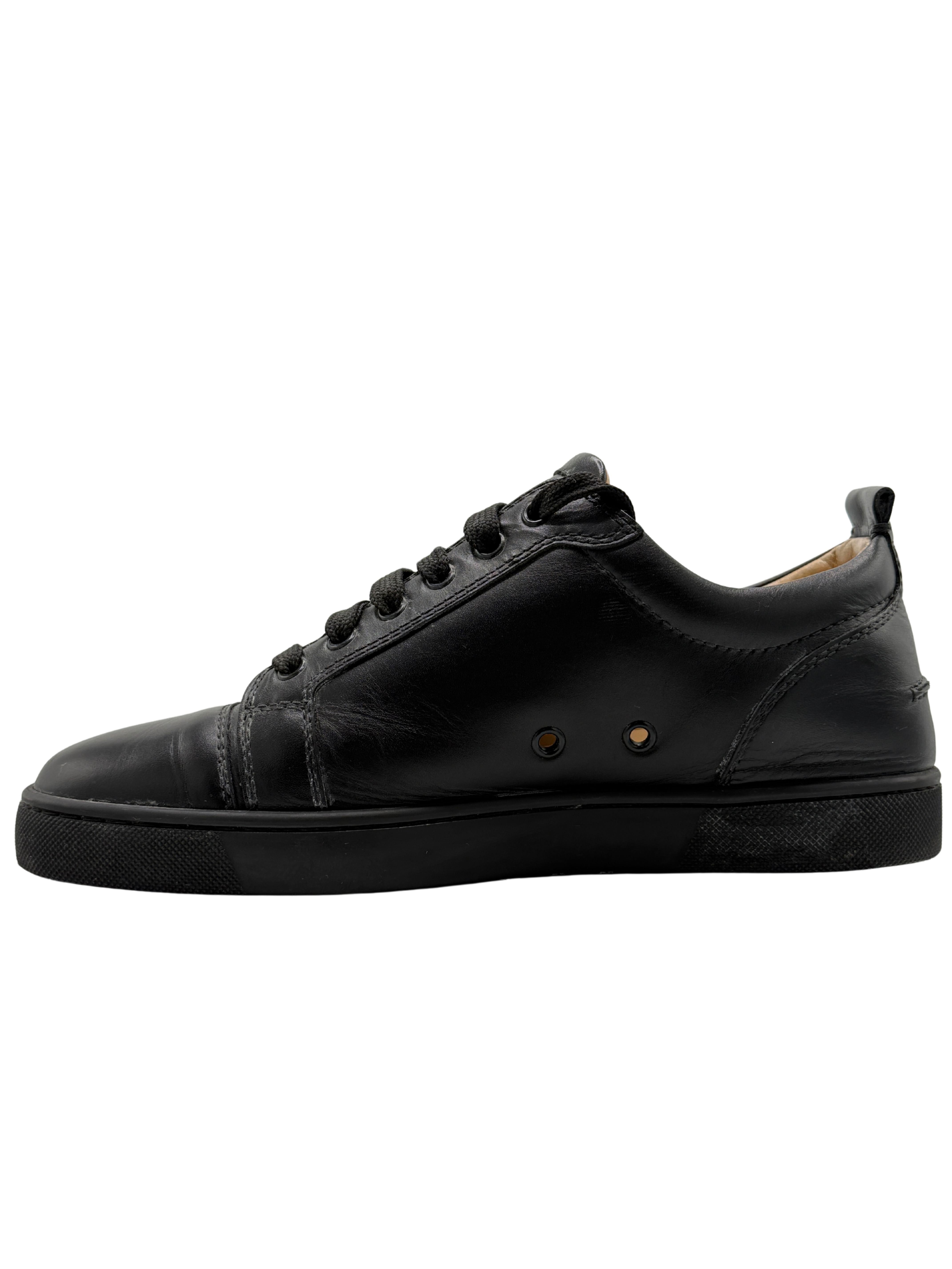Christian Louboutin Low Leather Trainer - Black