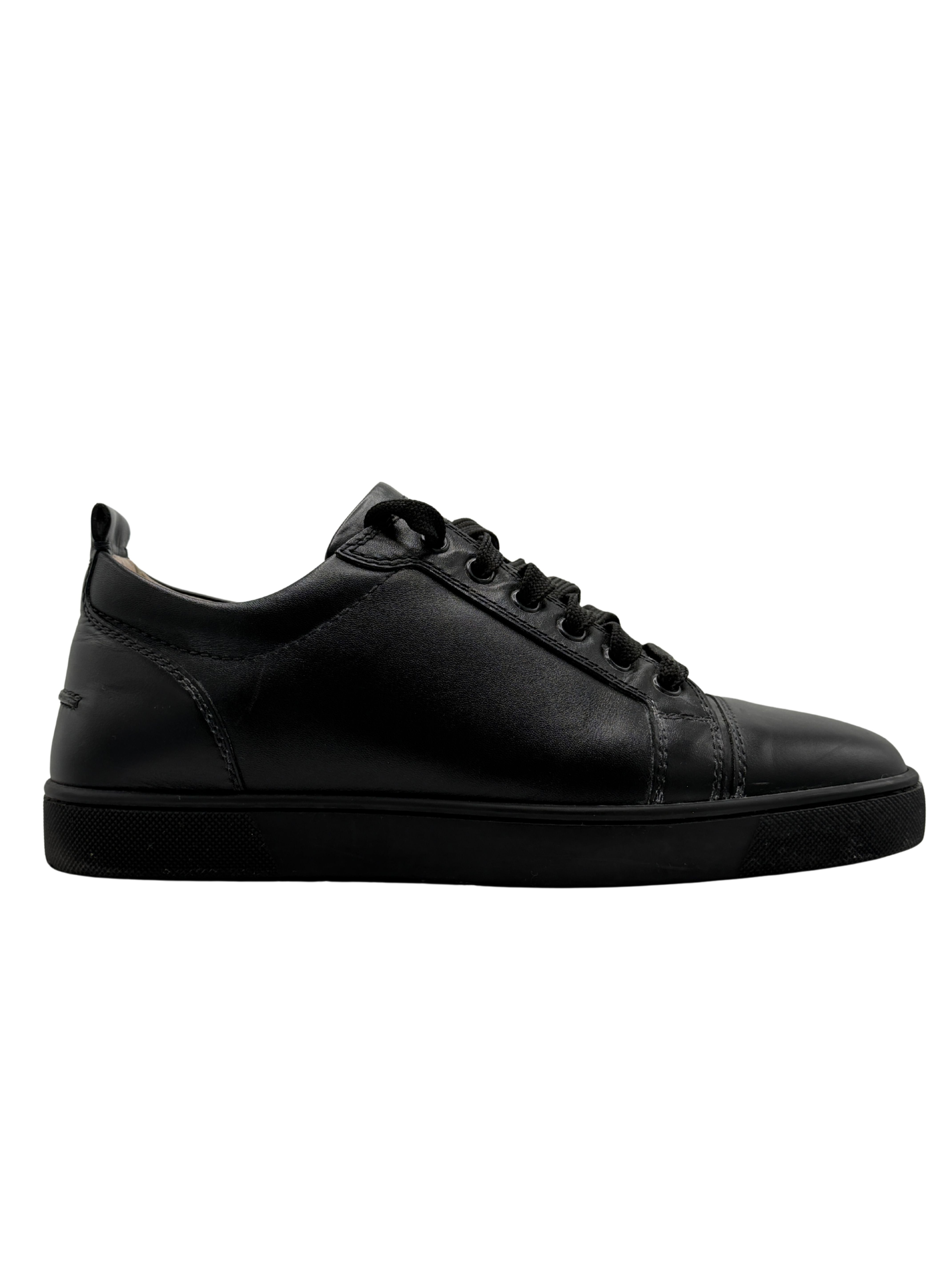 Christian Louboutin Low Leather Trainer - Black