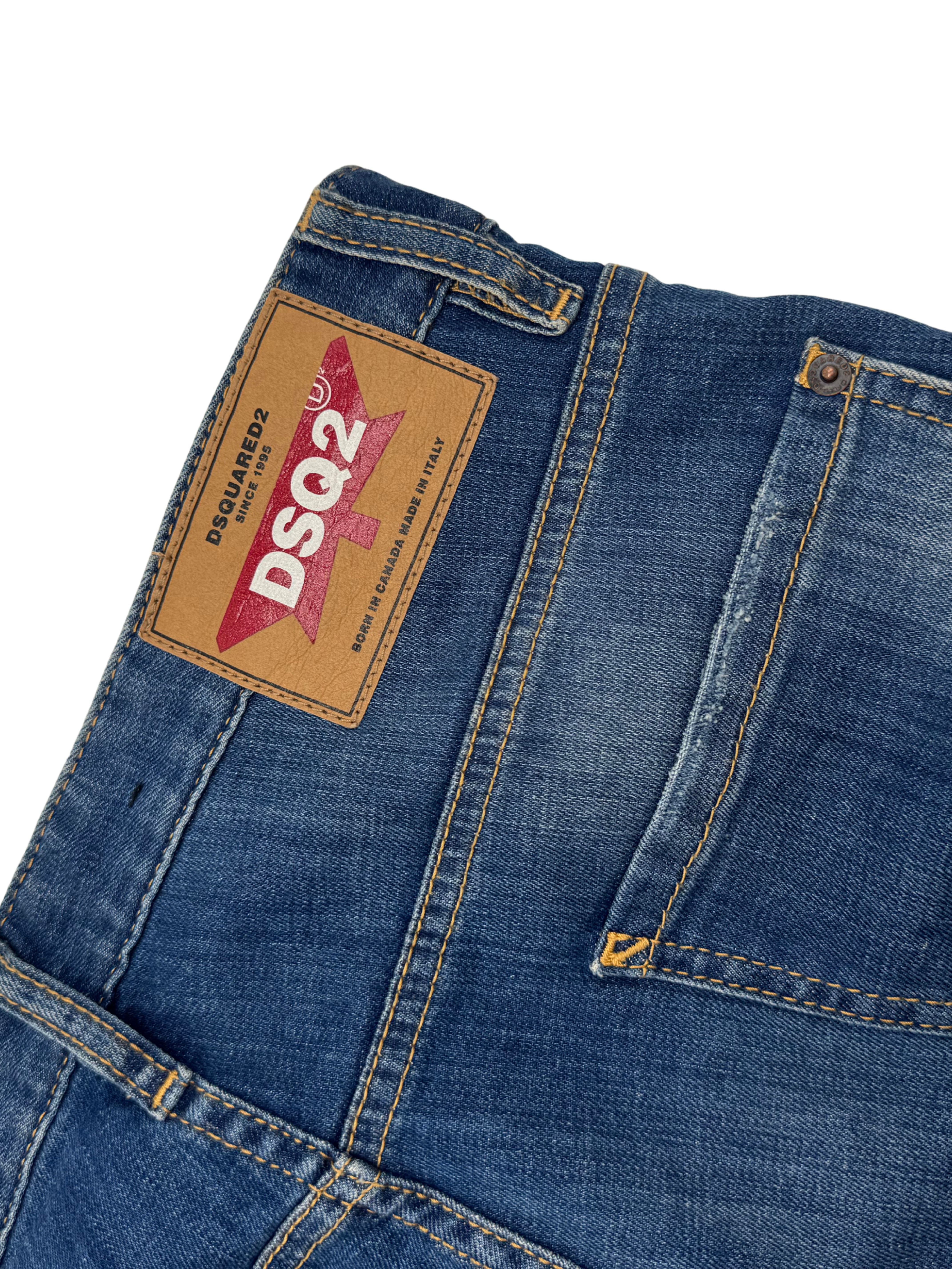 Dsquared2 Distressed Cool Guy Jeans - Dark Blue