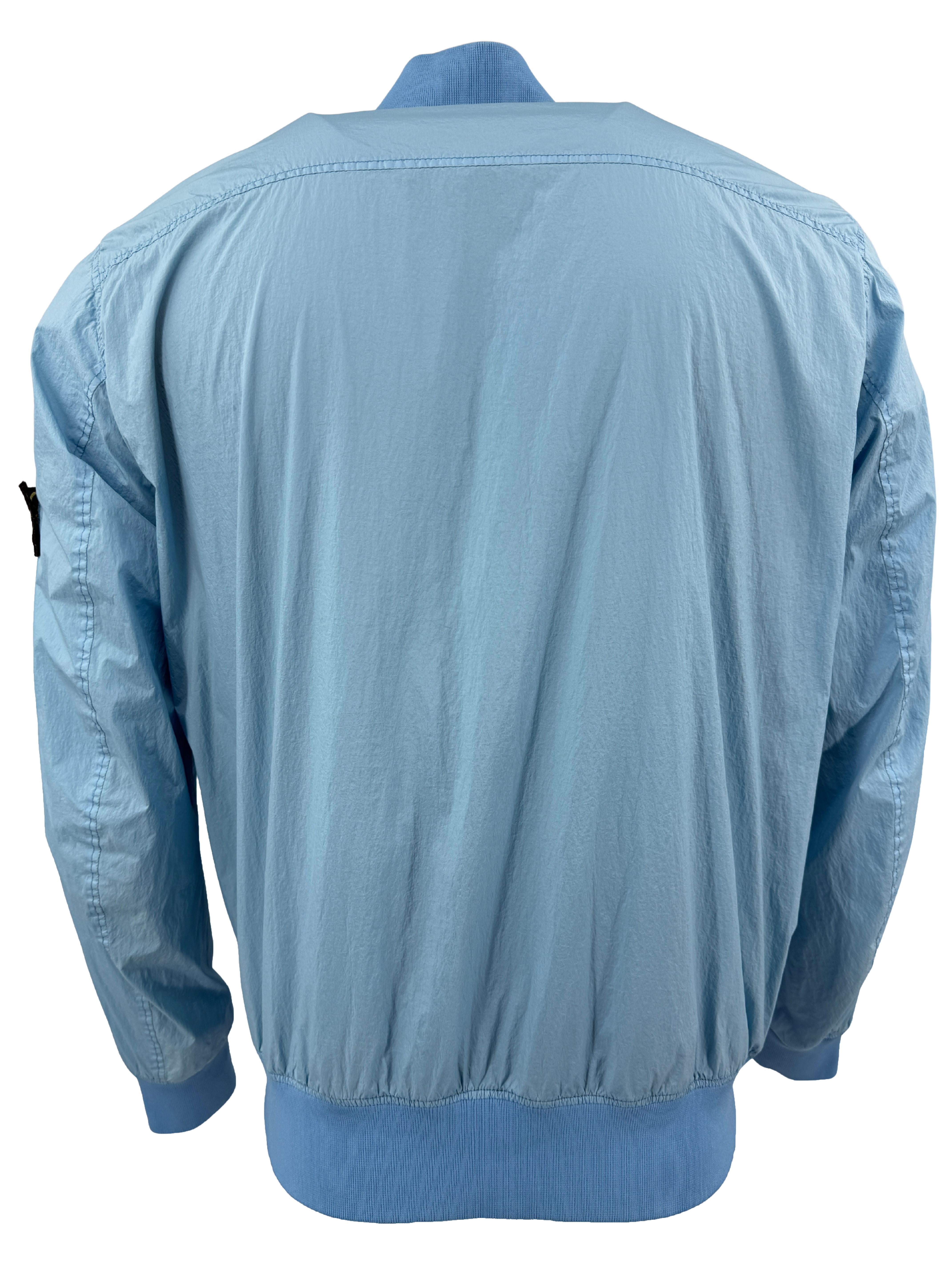 Stone Island Garment Dyed Crinkle Reps Jacket - Blue Stone Island