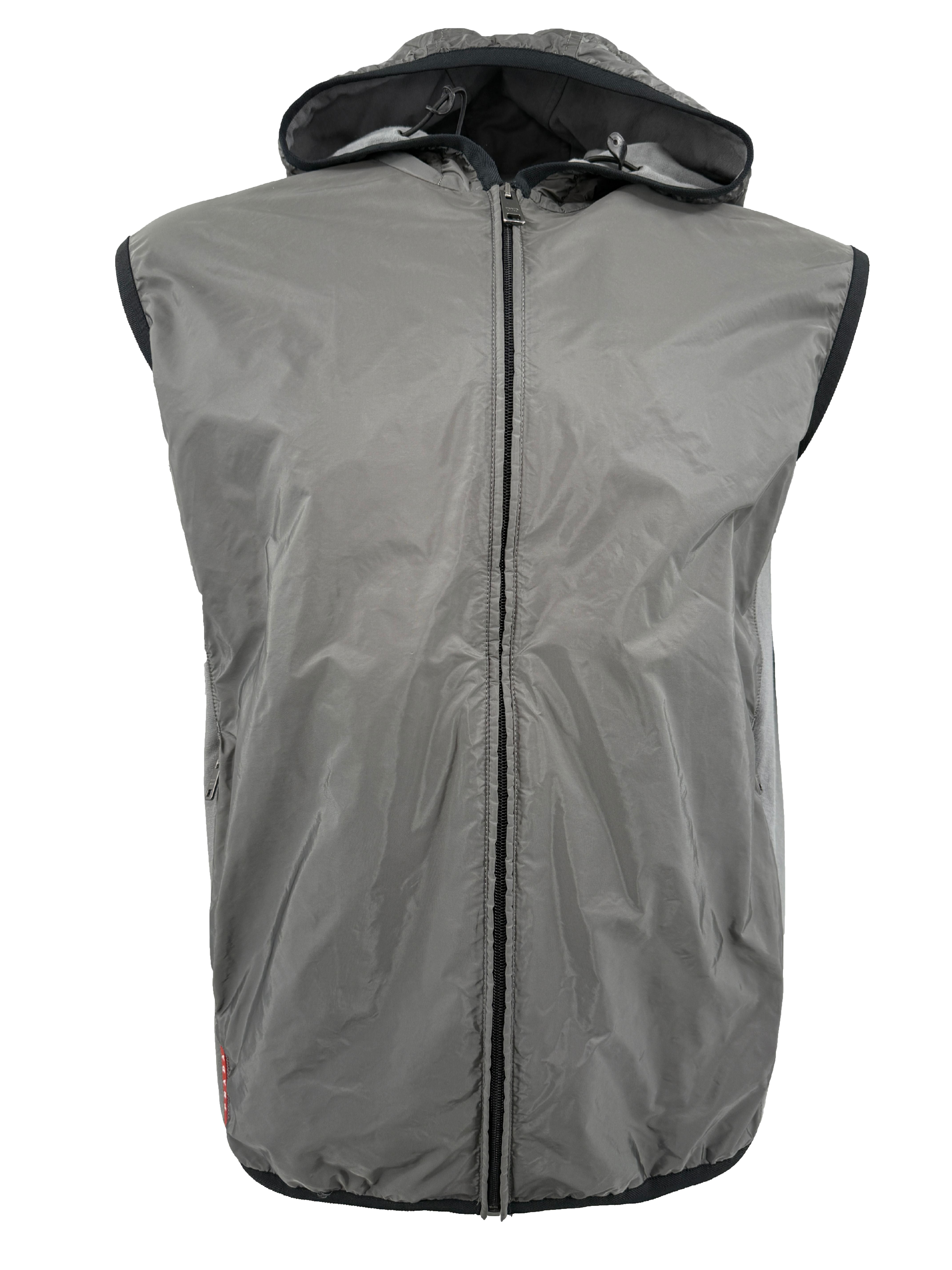 Prada Windbreaker Gilet - Grey Prada