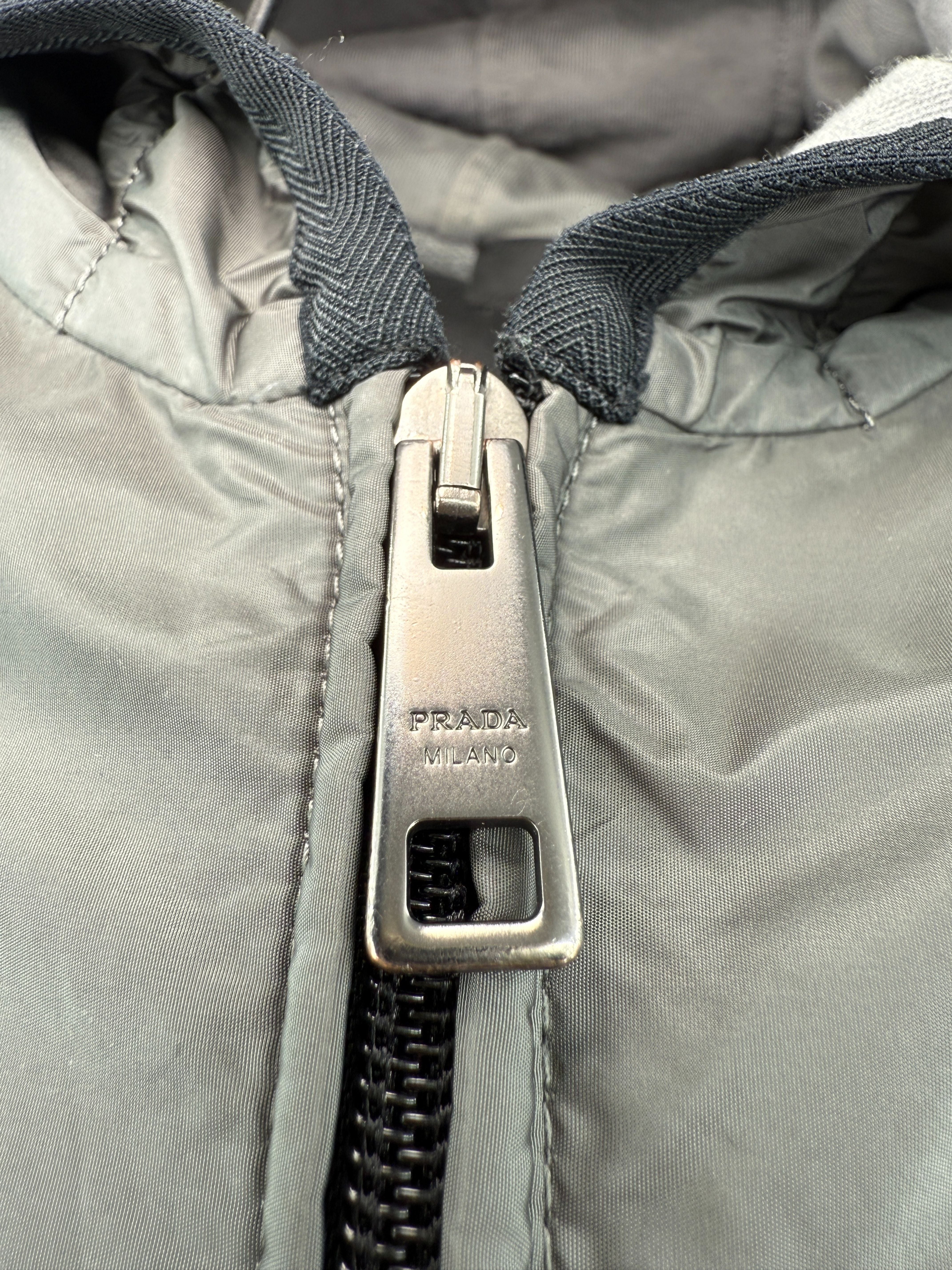 Prada Windbreaker Gilet - Grey Prada