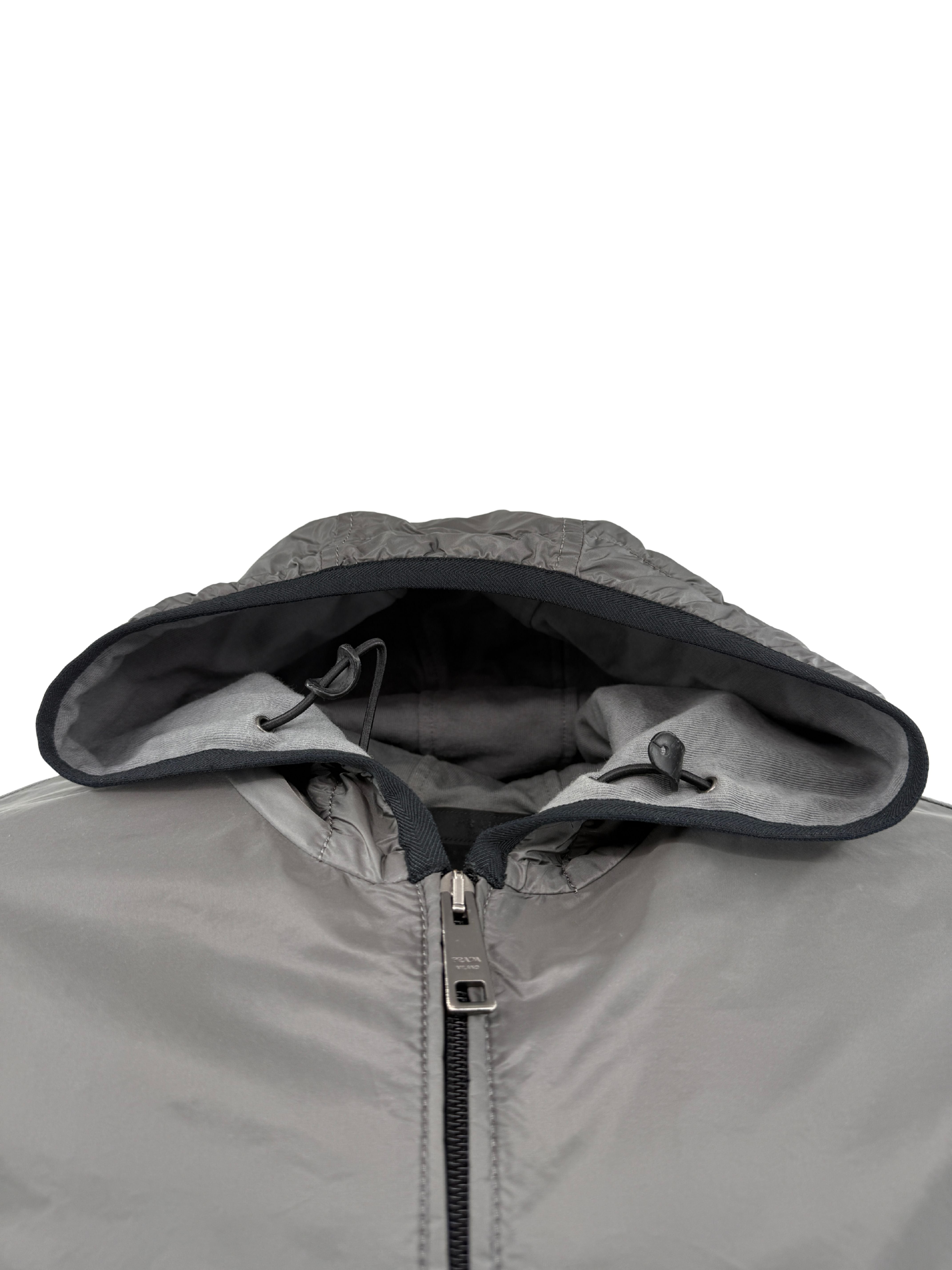 Prada Windbreaker Gilet - Grey Prada