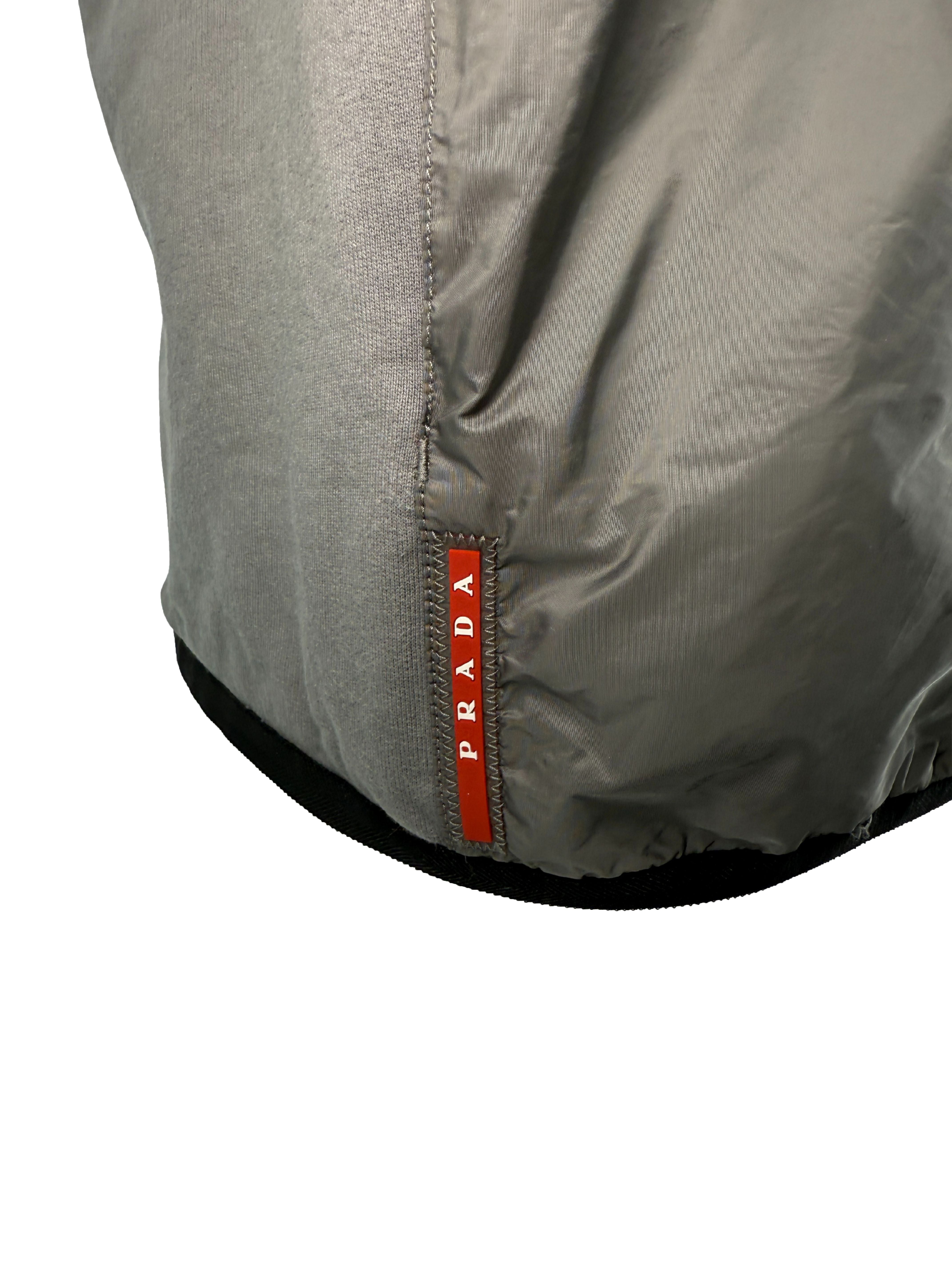 Prada Windbreaker Gilet - Grey Prada