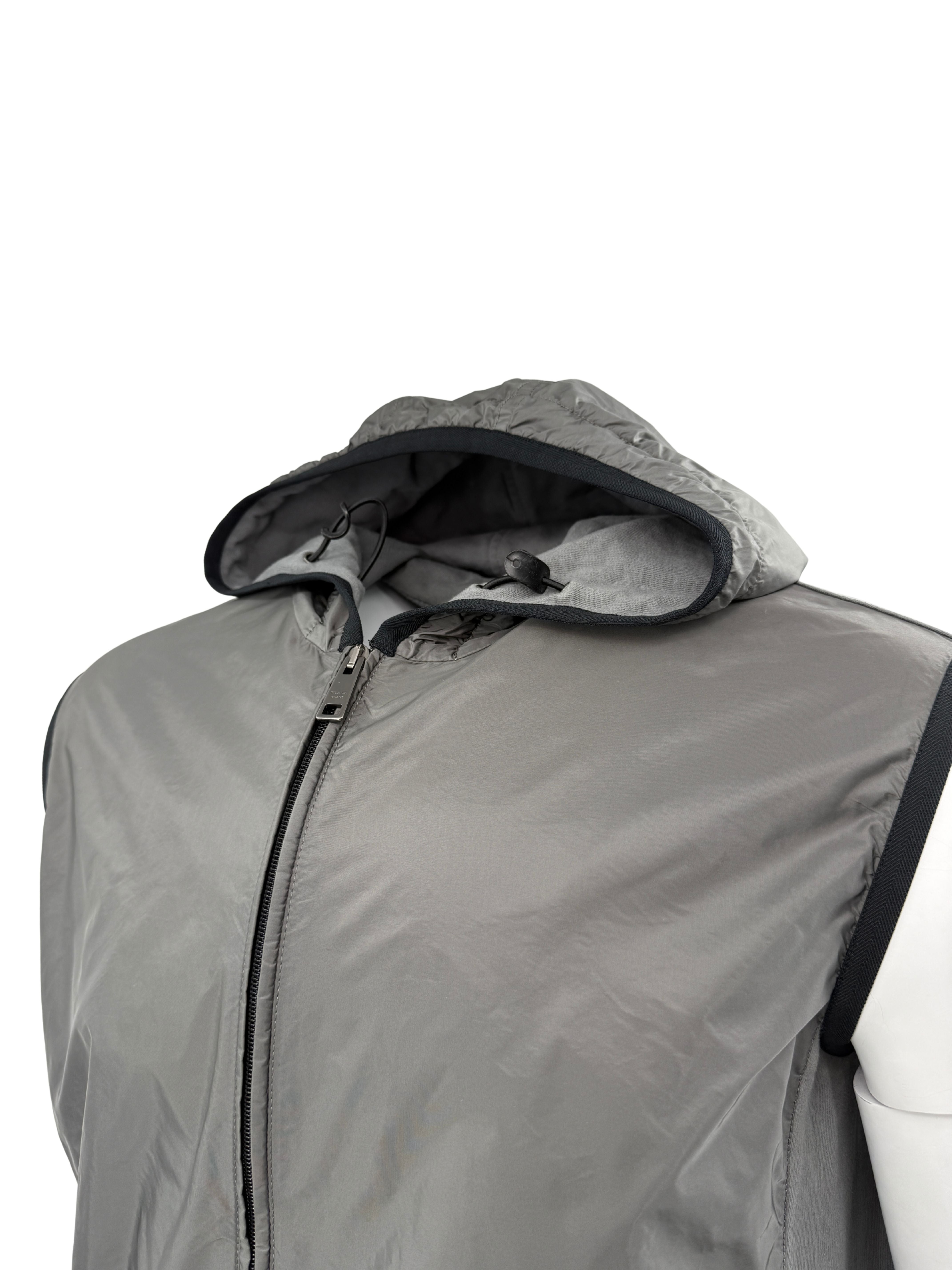 Prada Windbreaker Gilet - Grey Prada