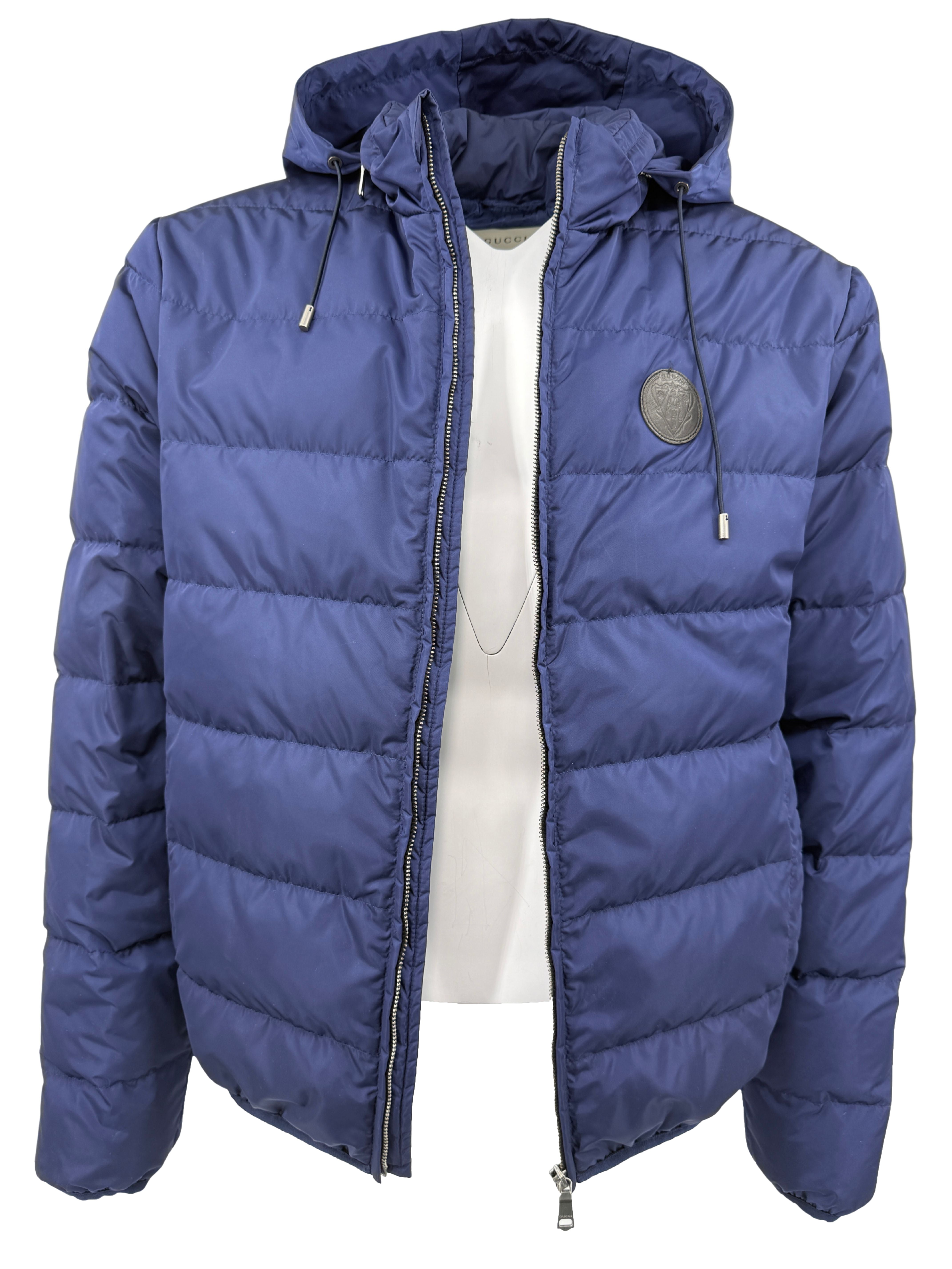 Gucci GG Interior Down Jacket - Navy
