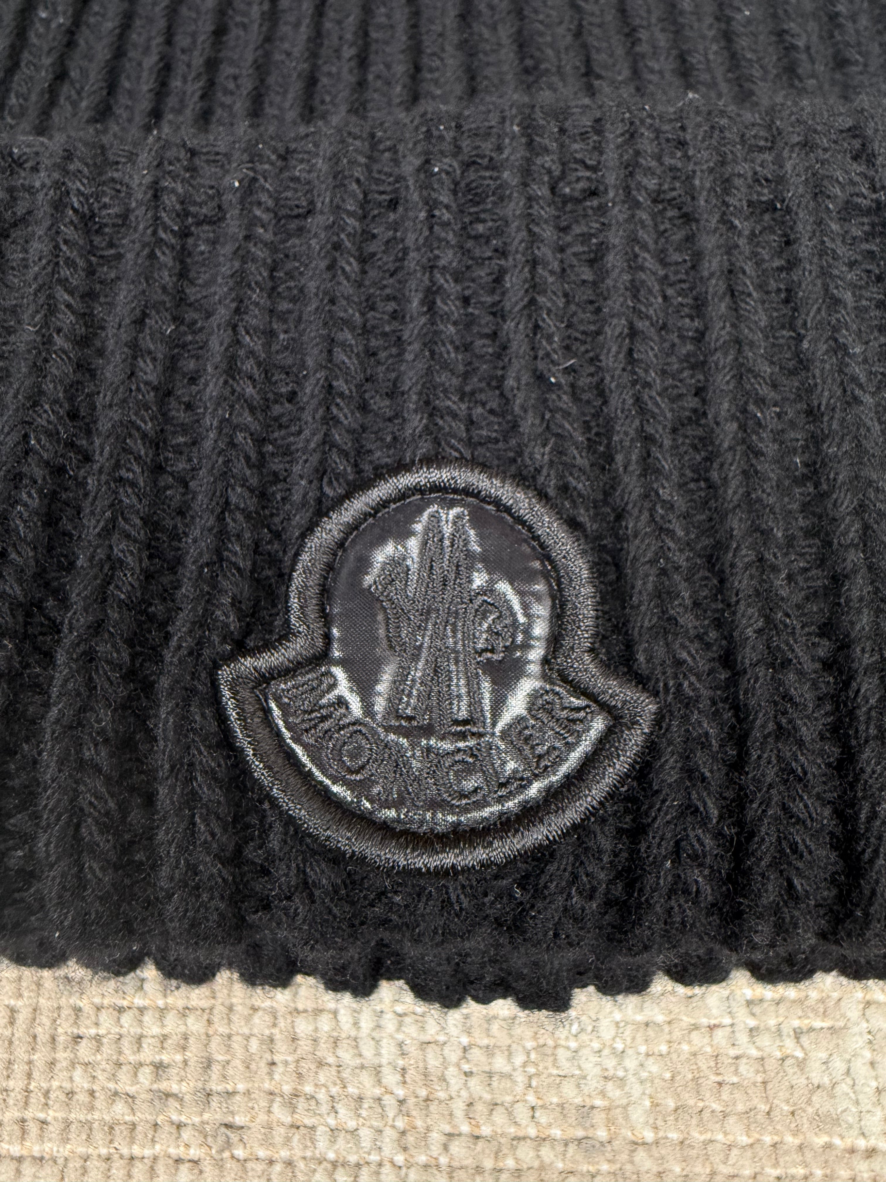 Moncler Black Badge Beanie - Black Moncler