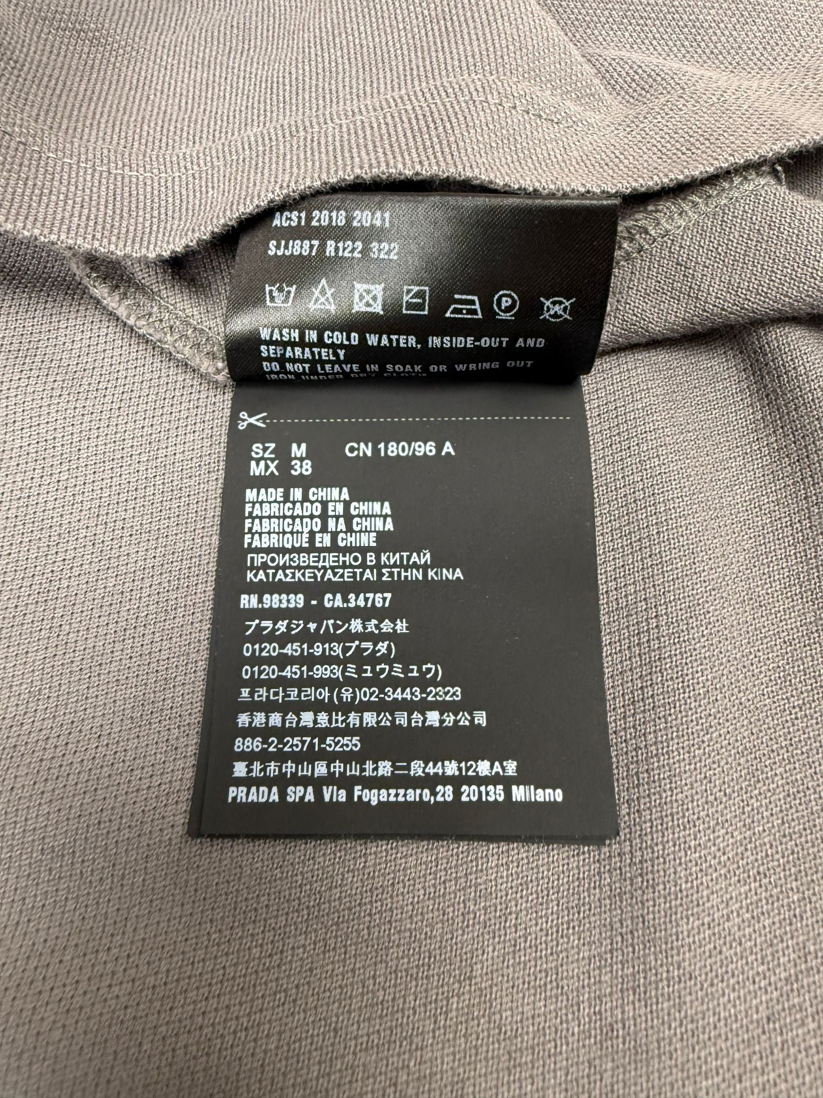 Prada Sport Polo - Grey Prada
